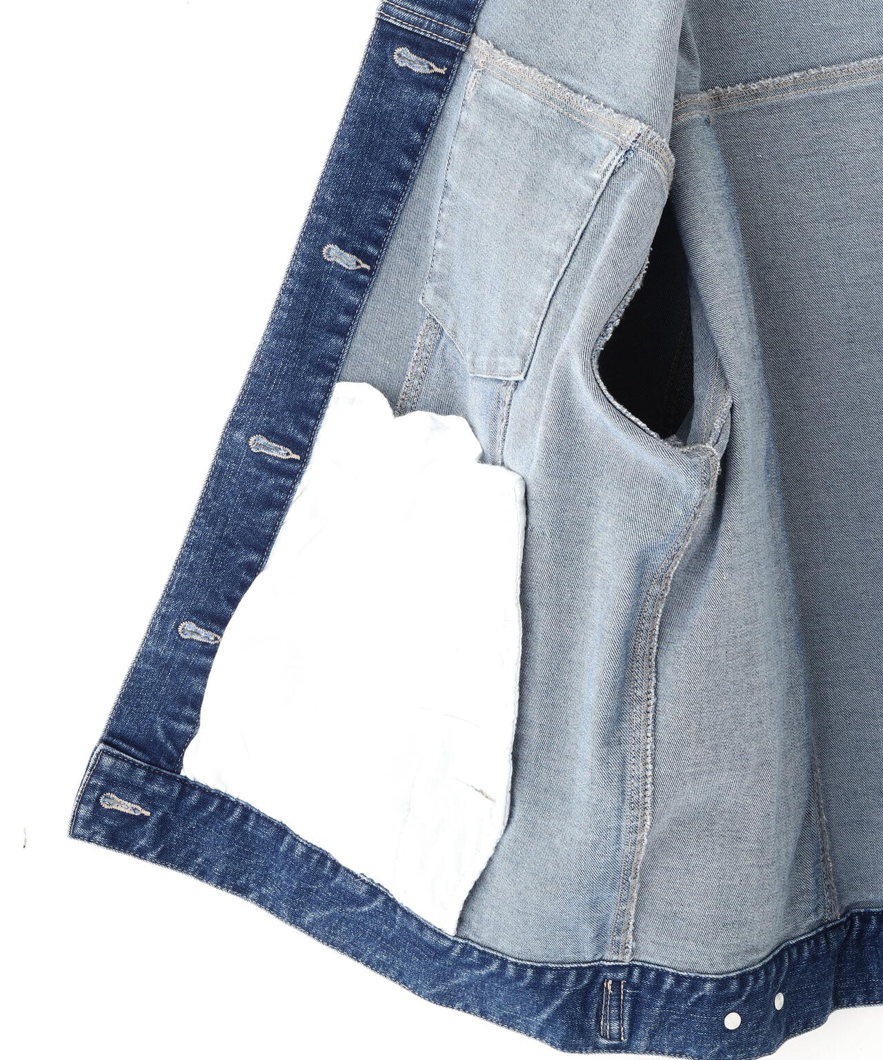 ルーズカラーデニムジャケット