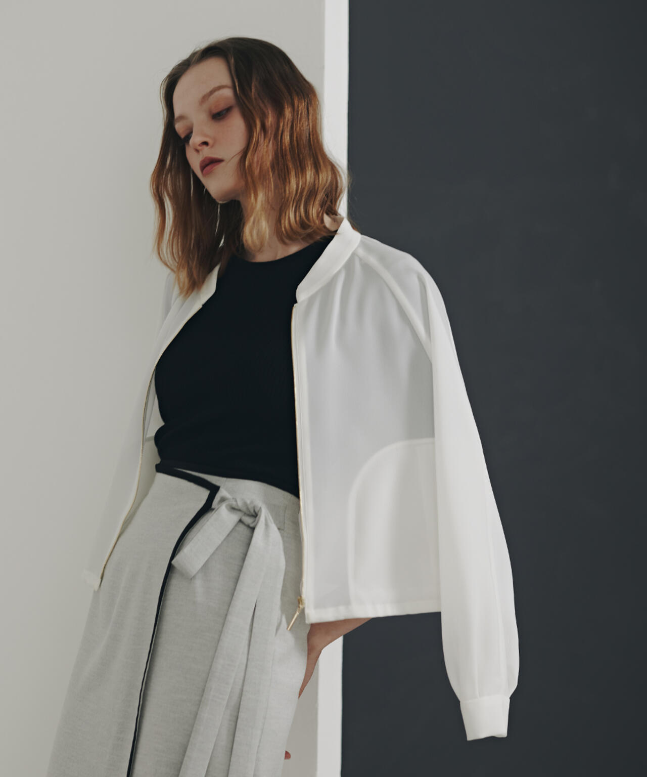 167cm B:82 W: 62H:88 着用サイズ：38