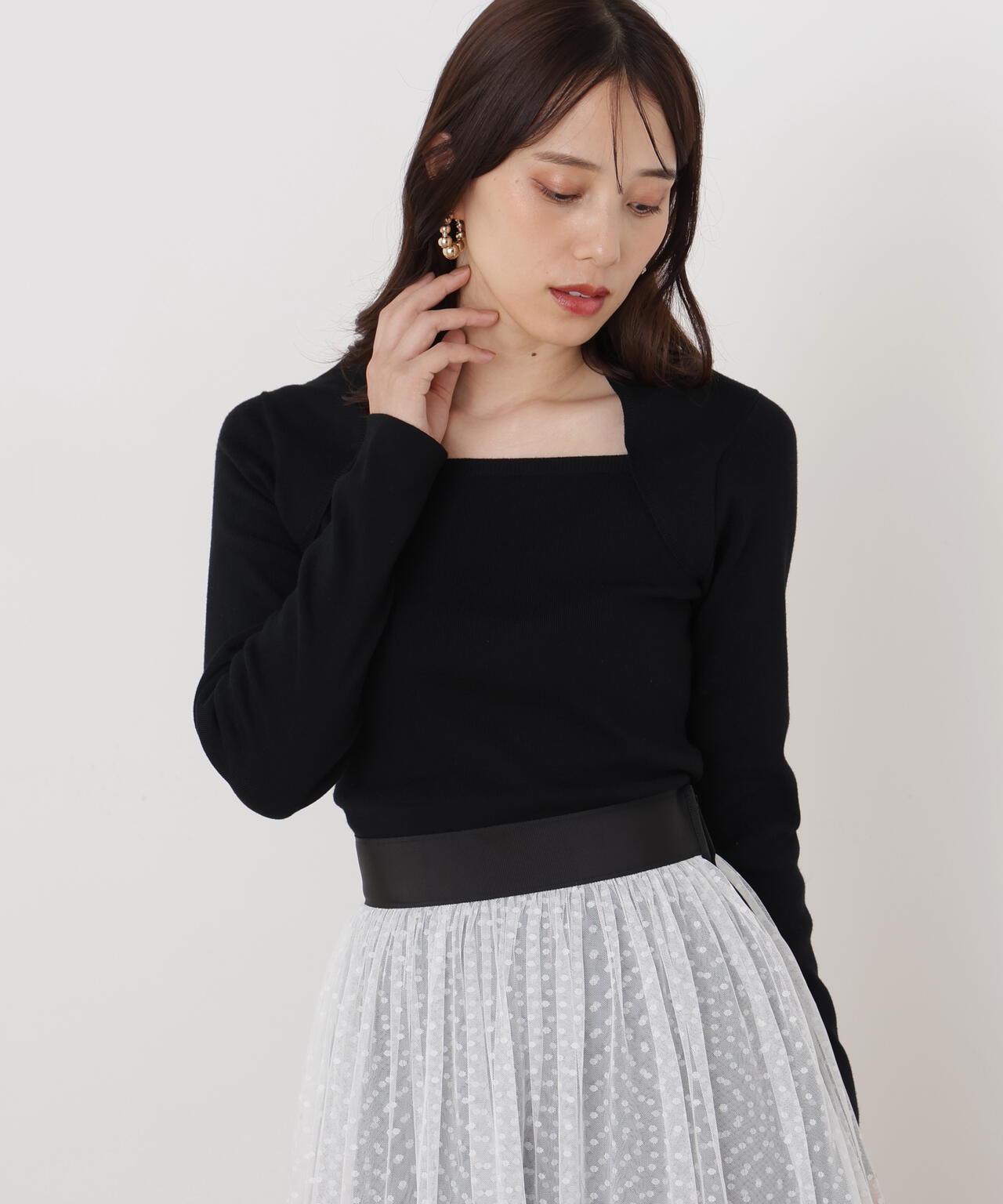 プルオーバーシンプルハイゲージ | PINKY&DIANNE（ピンキー&ダイアン