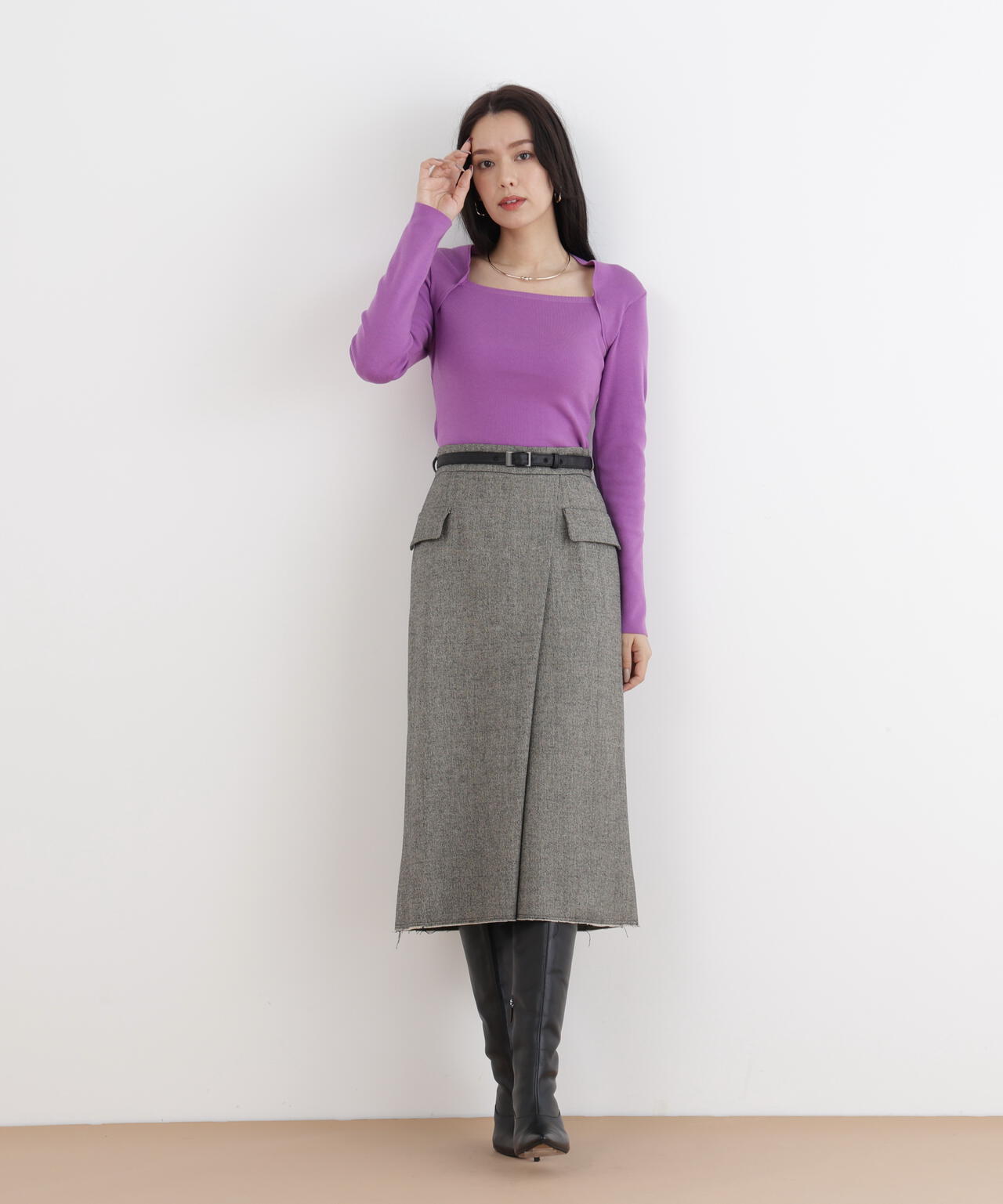 プルオーバーシンプルハイゲージ | PINKY&DIANNE（ピンキー&ダイアン