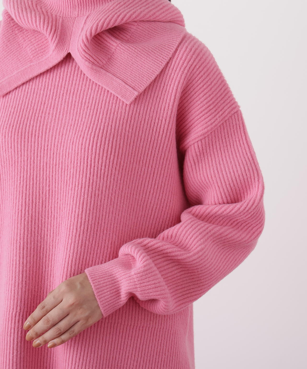 フードスヌード付きニットプルオーバー | PINKY&DIANNE（ピンキー