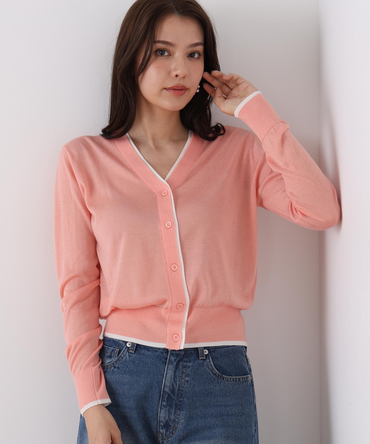 Ｖネックパレットニットカーディガン