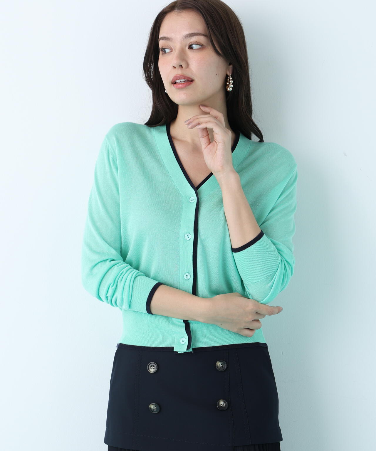 Ｖネックパレットニットカーディガン