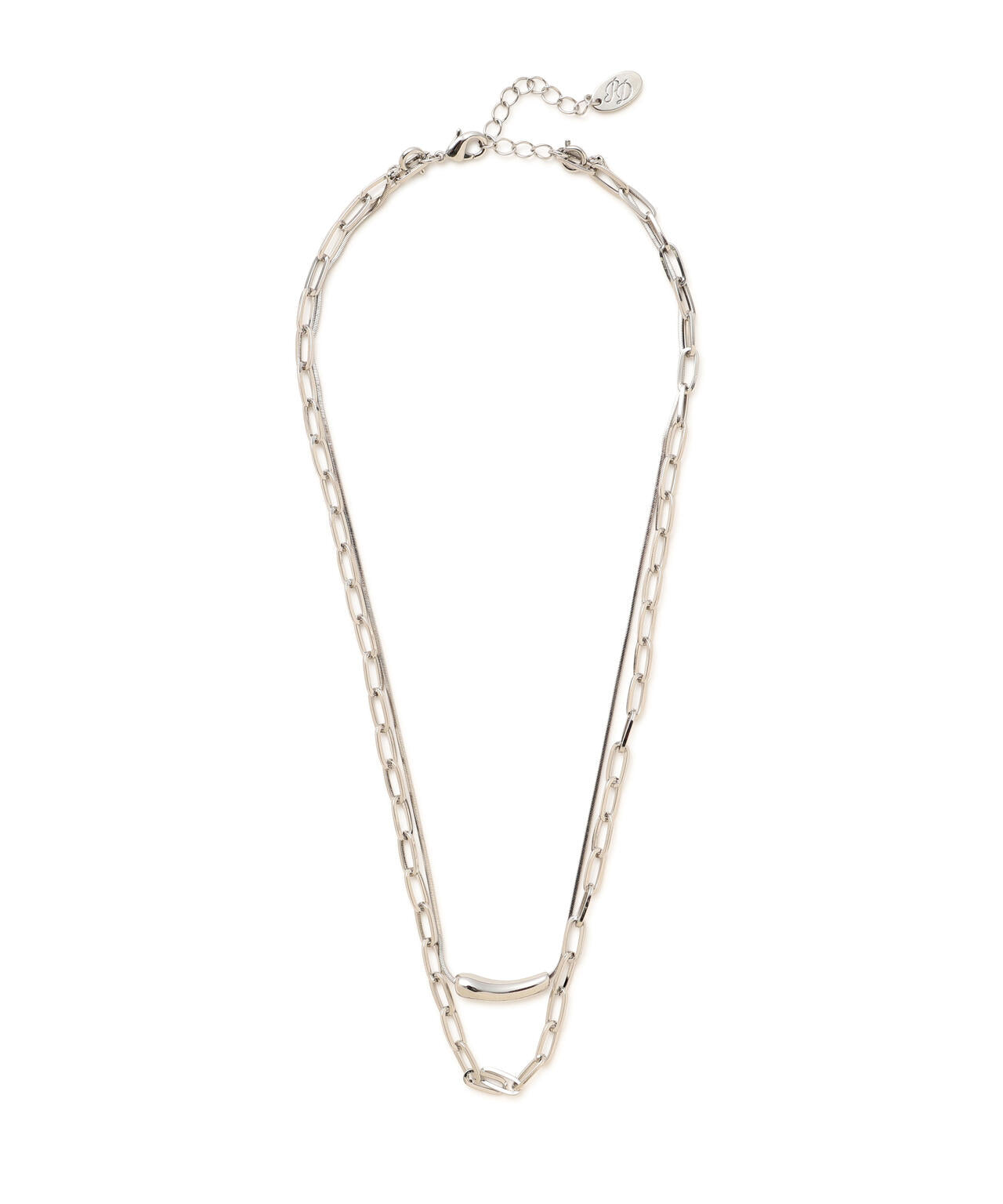 ２連チェーンネックレス