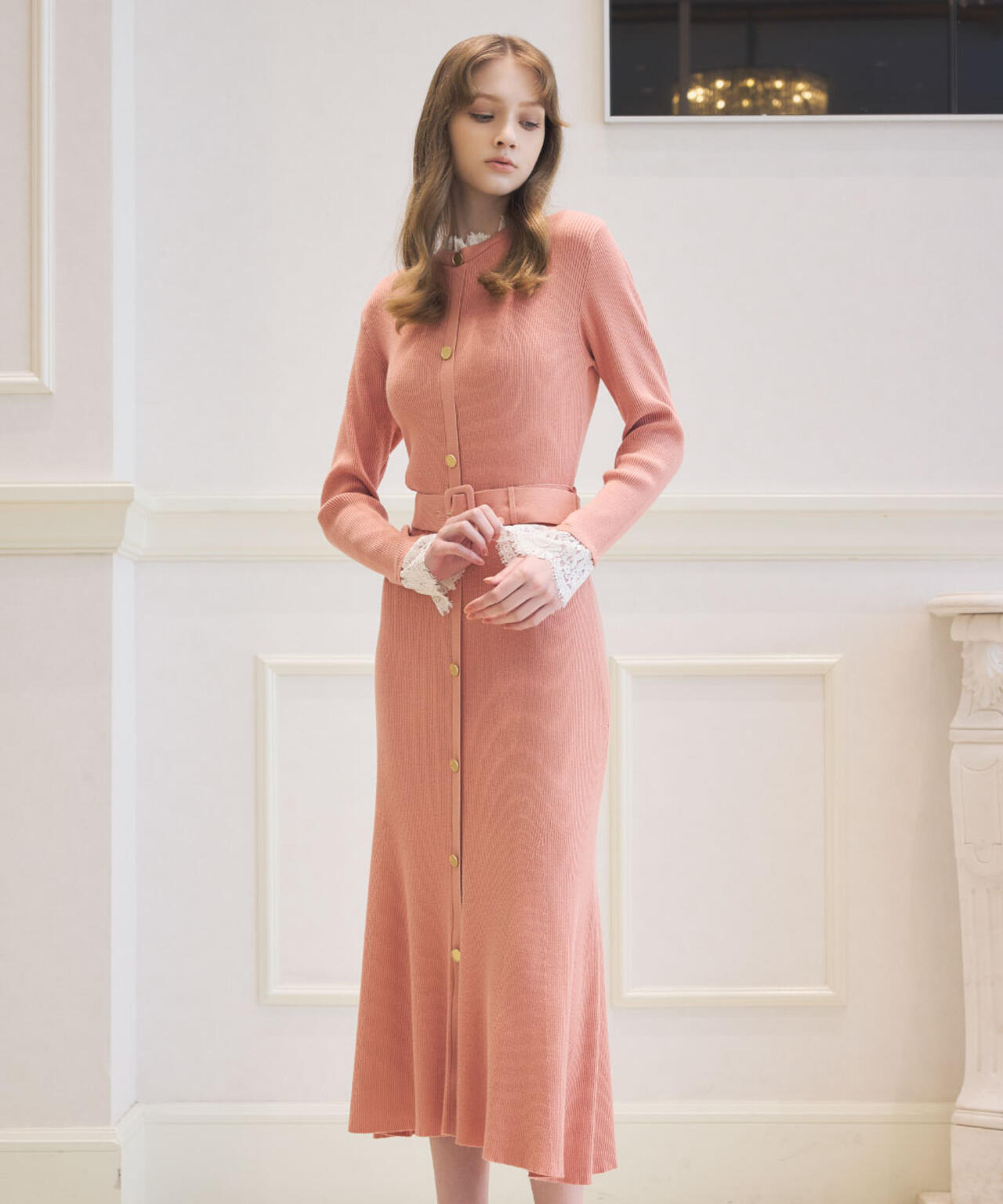 【本日限定価格】Iラインワンピース@PINKY&DIANNE 本日限定価格】Iラインワンピース@PINKY&DIANNE 美香コラボ]レース