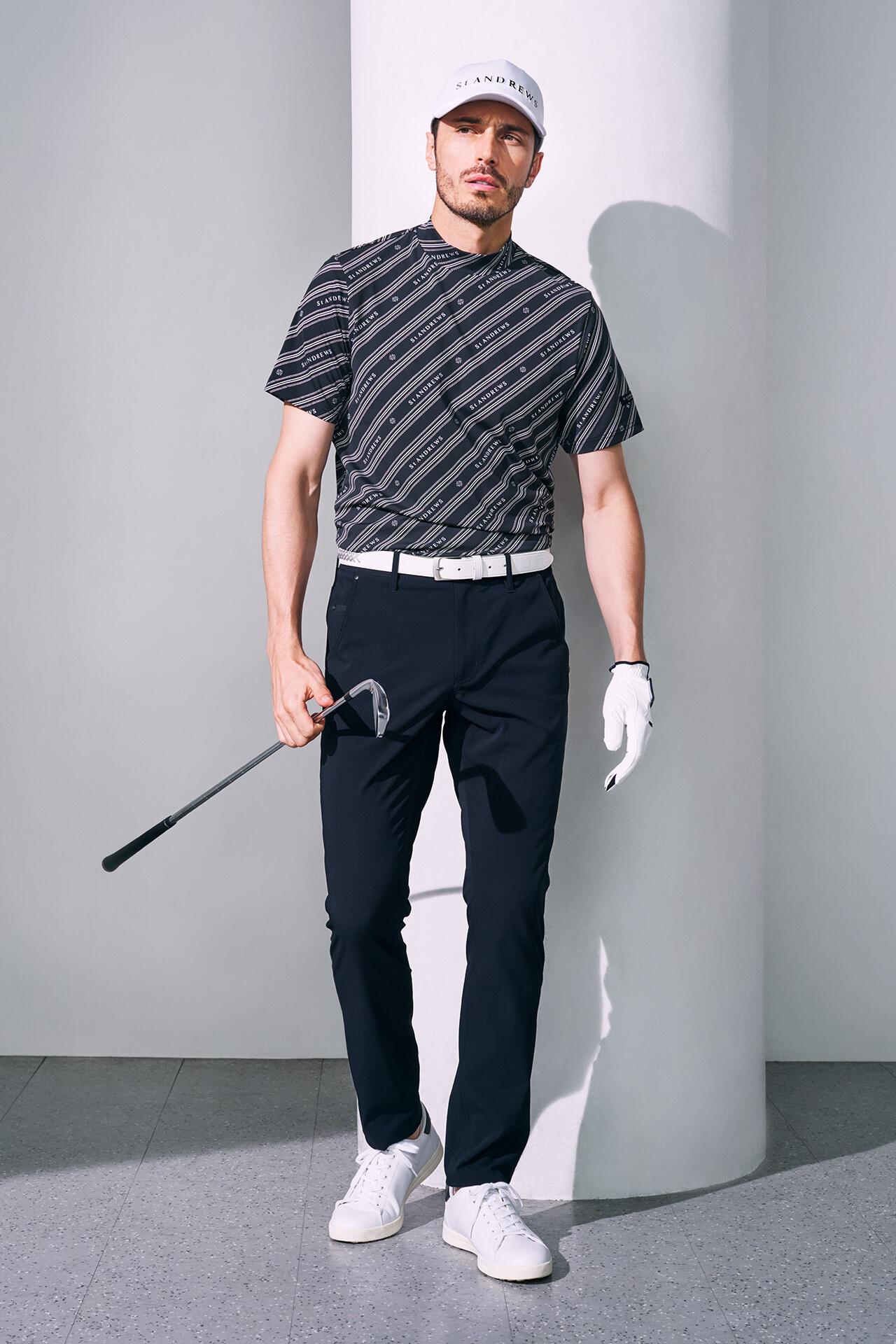 McMardワッフルストレッチ 5ポケットパンツ (MENS) | St ANDREWS