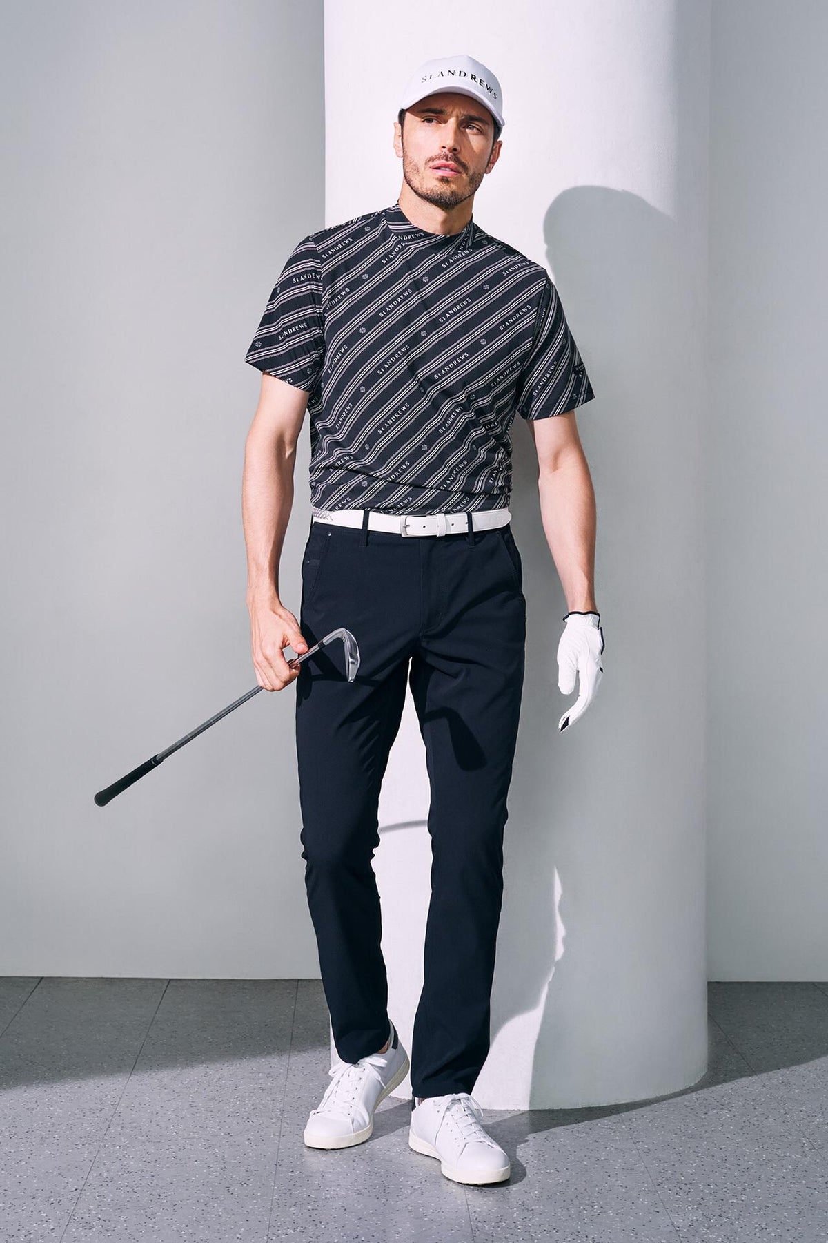 McMardワッフルストレッチ 5ポケットパンツ (MENS)