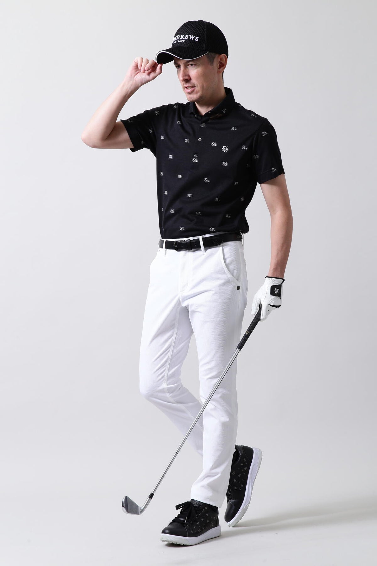 McMardワッフルストレッチ 5ポケットパンツ (MENS)