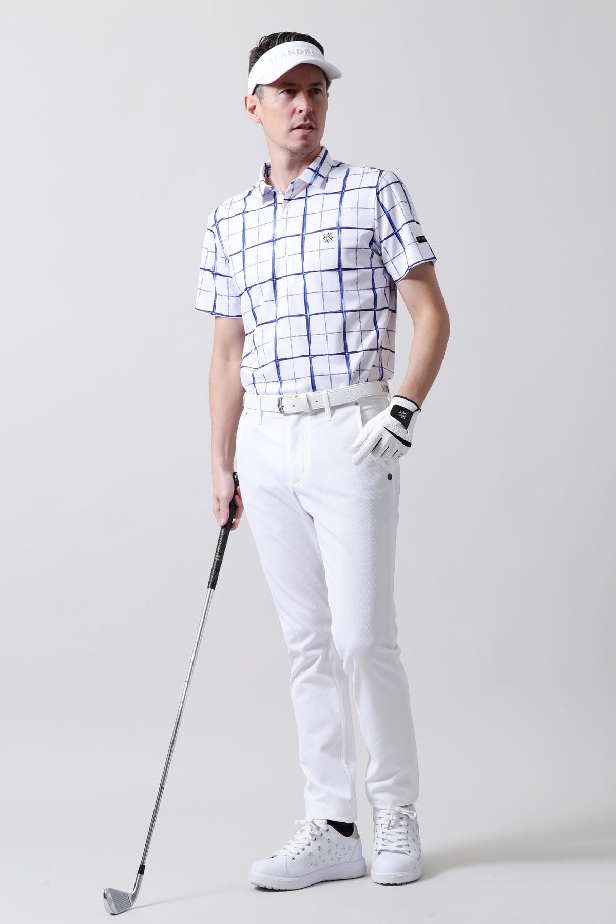 McMardワッフルストレッチ 5ポケットパンツ (MENS)