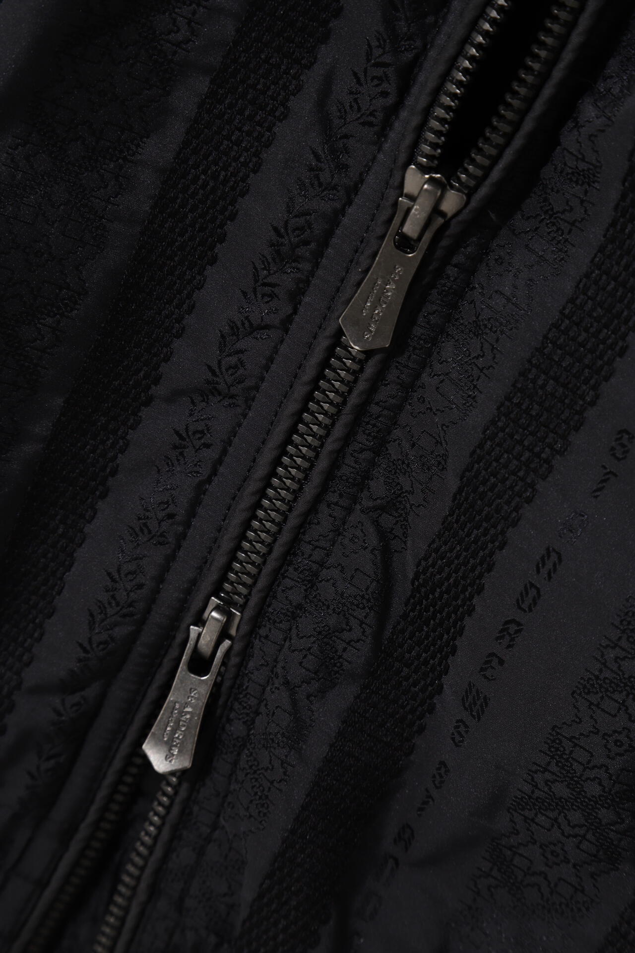 マルチストライプジャガード スタンドジップブルゾン (MENS)