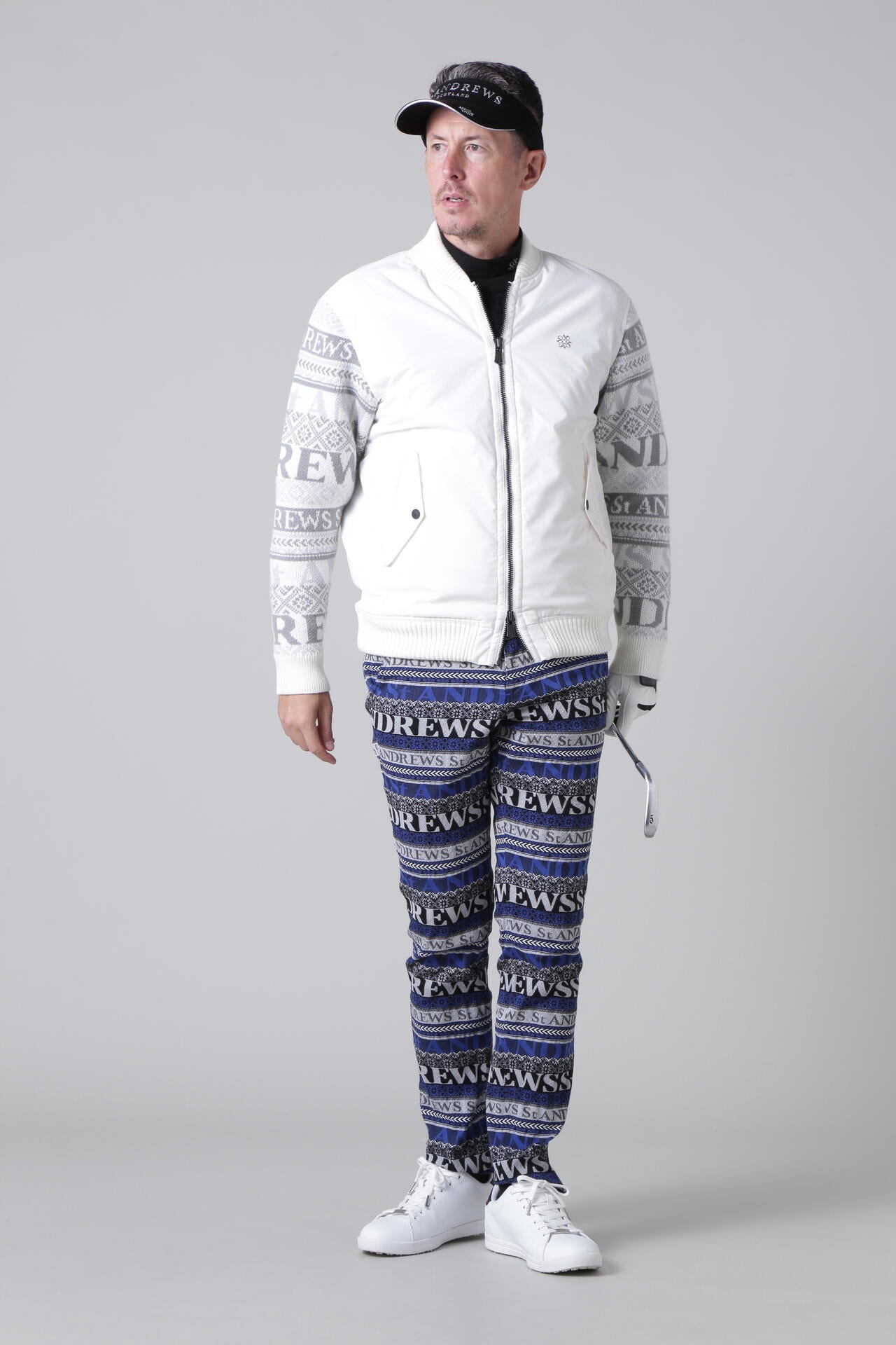 中綿袖ニットブルゾン (MENS) | St ANDREWS（セントアンドリュース