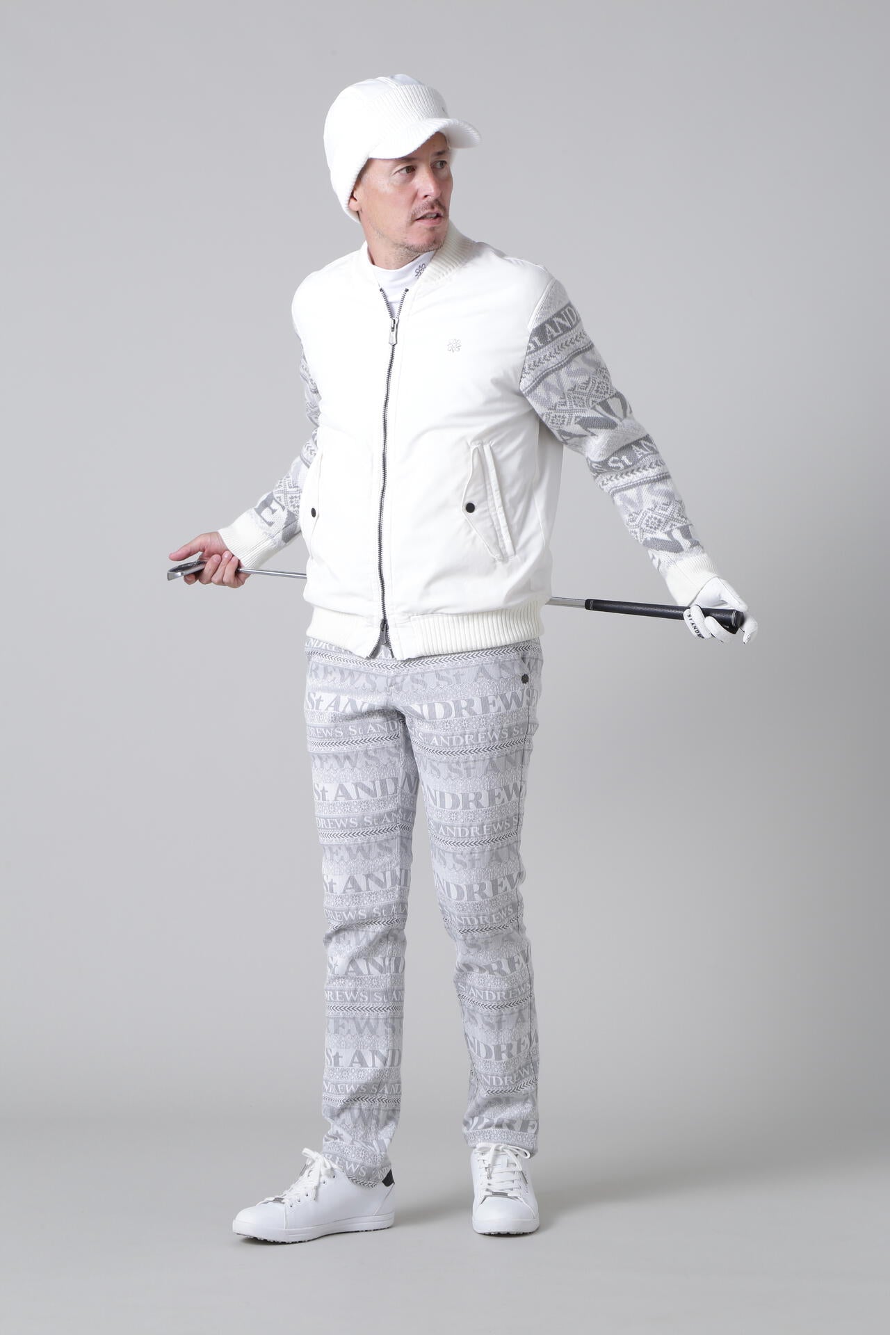 中綿袖ニットブルゾン (MENS) | St ANDREWS（セントアンドリュース