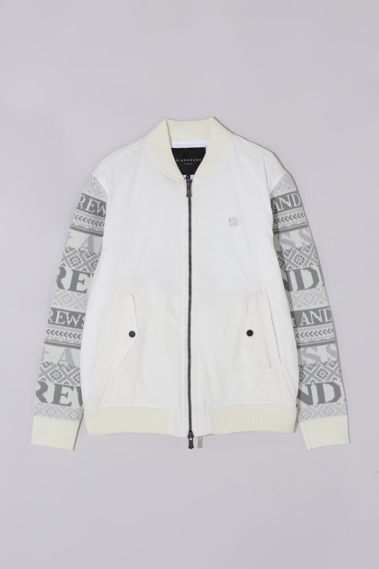 中綿袖ニットブルゾン (MENS) | St ANDREWS（セントアンドリュース