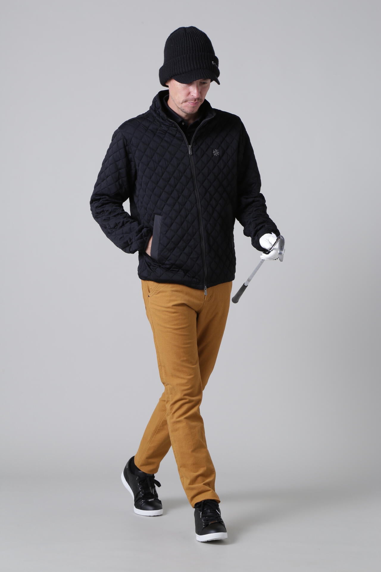 St ANDREWS（セントアンドリュース） スタンドカラーフルジップジャケット ロゴジャガード スタンドジップブルゾン (MENS) | St ANDREWS（セント