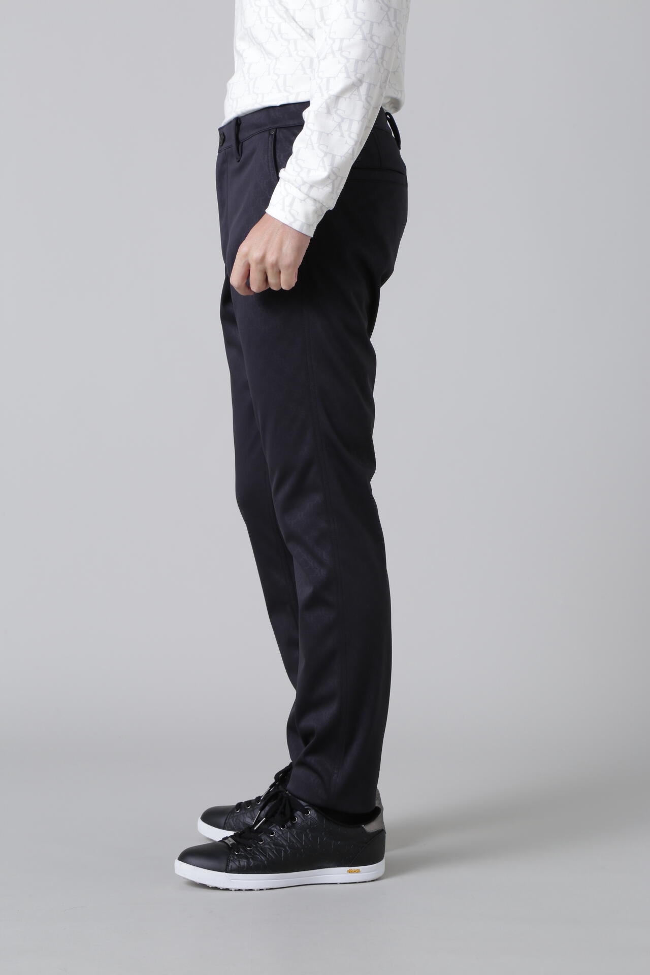 ロゴエンボスボンディング ストレッチパンツ (MENS)