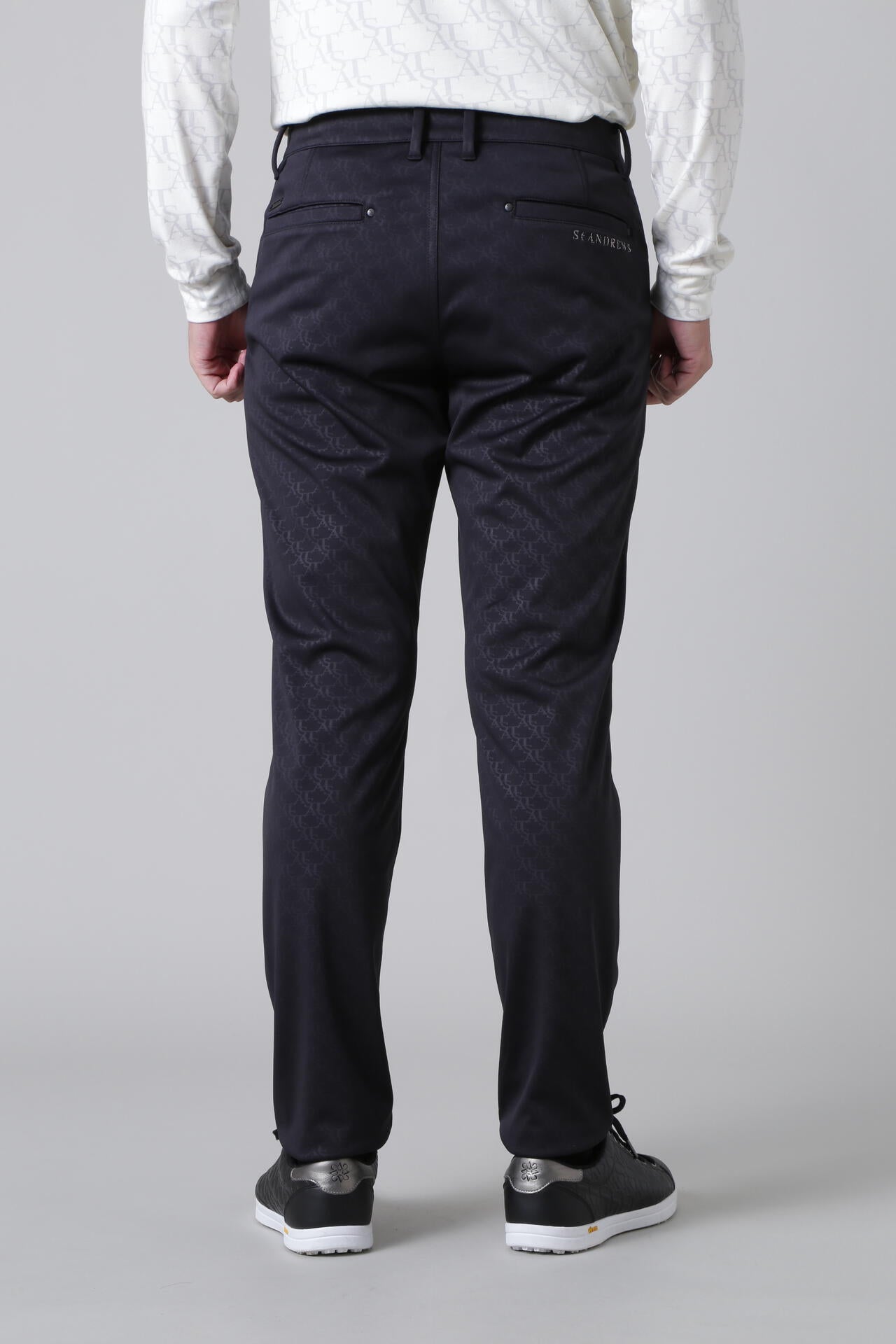 ロゴエンボスボンディング ストレッチパンツ (MENS)