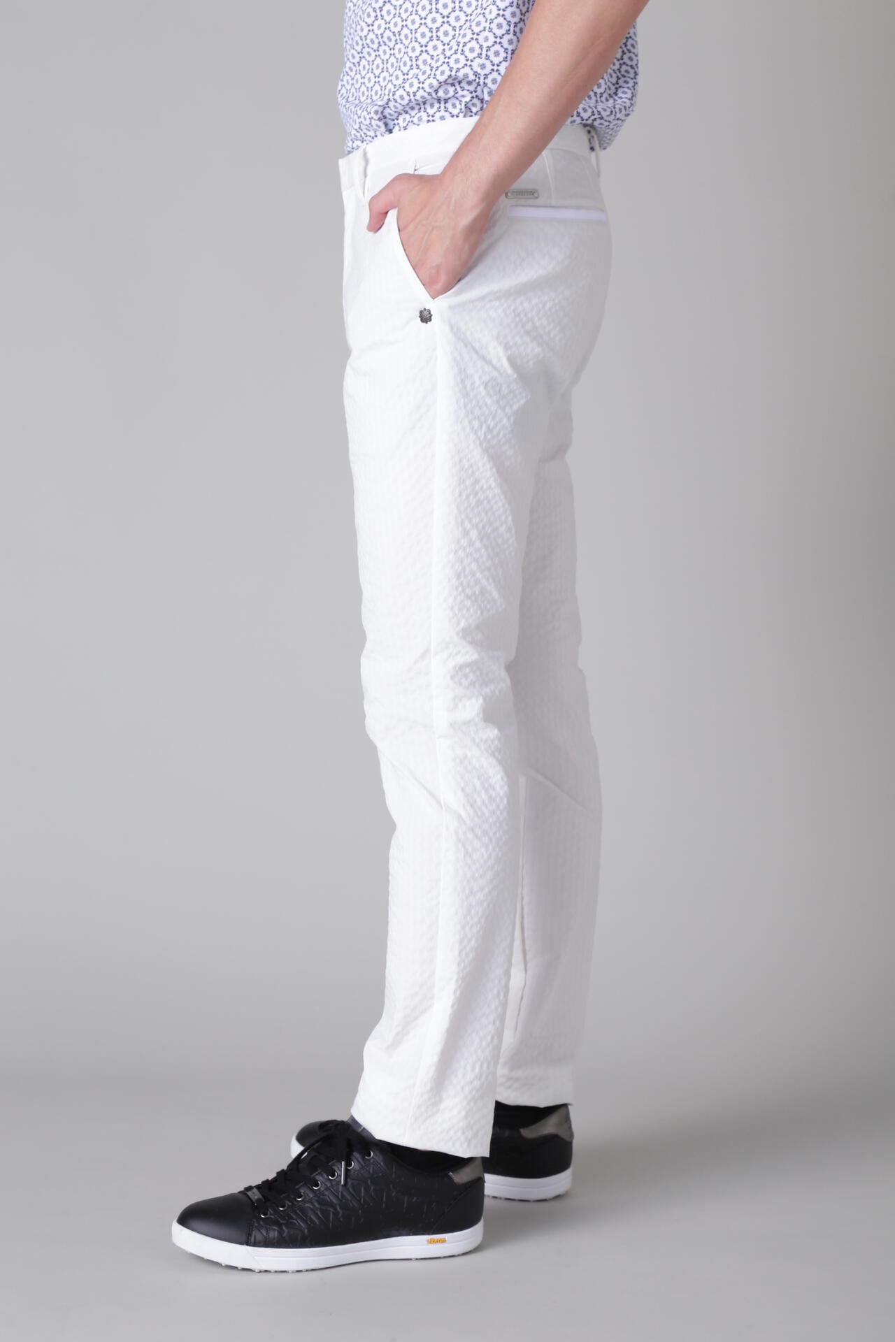 サッカーストライプストレッチパンツ (MENS)