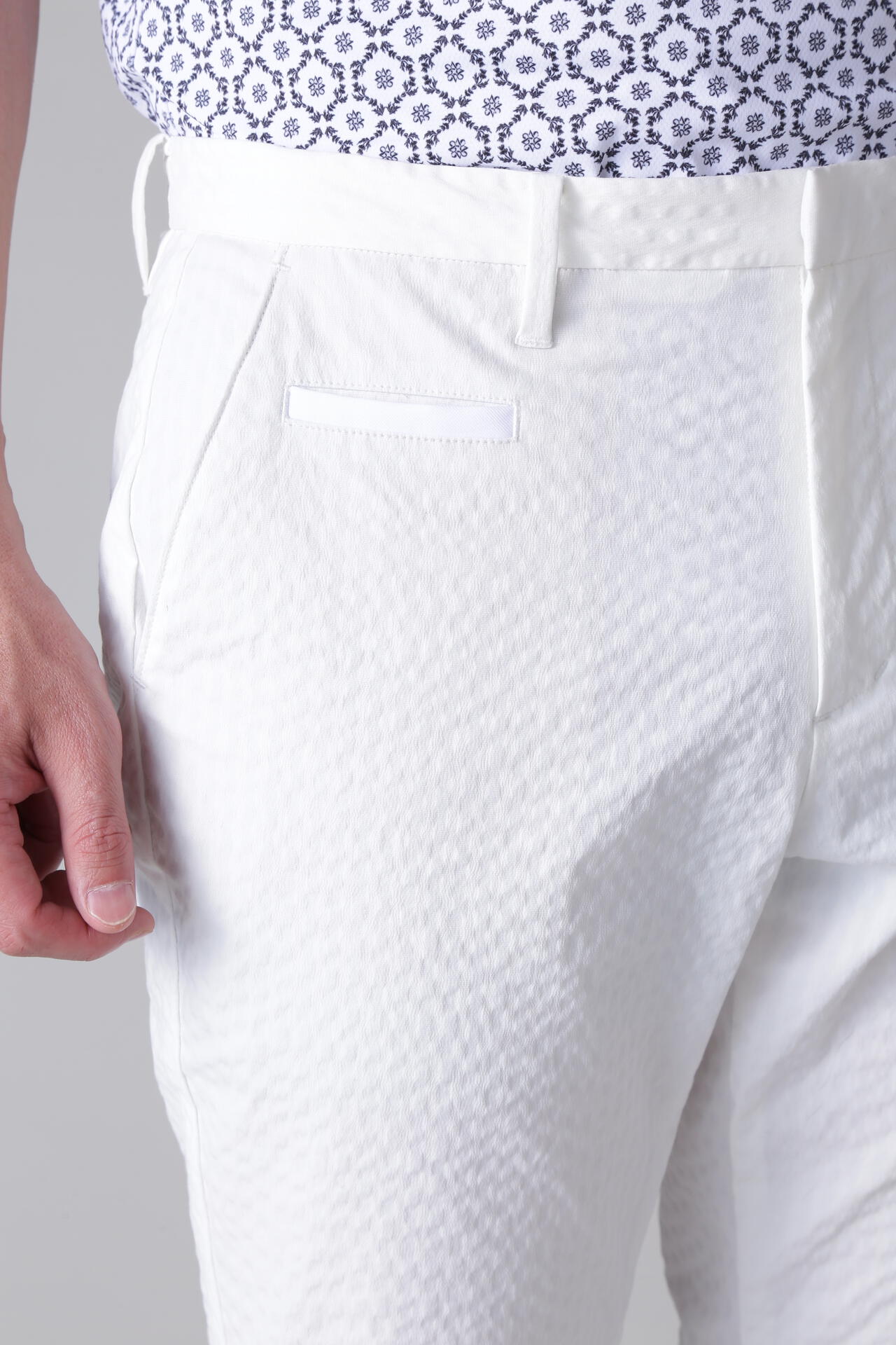 サッカーストライプストレッチパンツ (MENS)