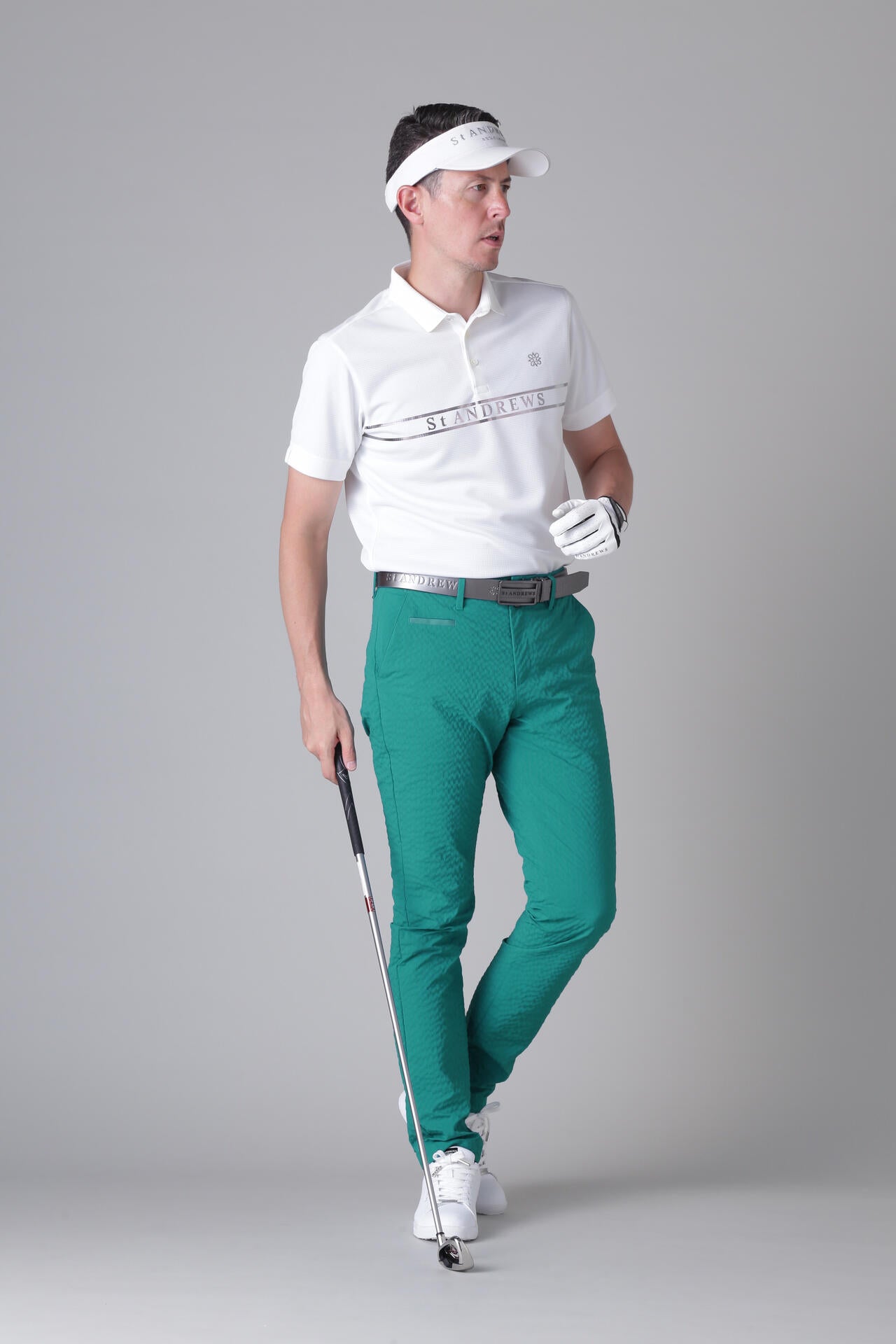 サッカーストライプストレッチパンツ (MENS)