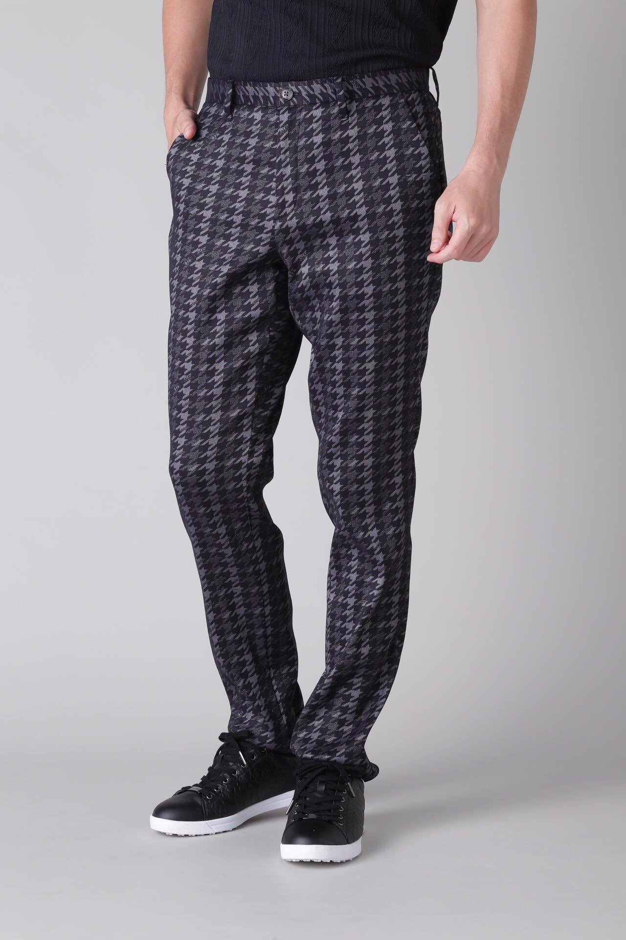 【未使用】定価4.1万円St ANDREWS STAキューブロゴジャガードパンツ ロゴ千鳥ジャガードパンツ (MENS) | St ANDREWS（セントアンドリュース