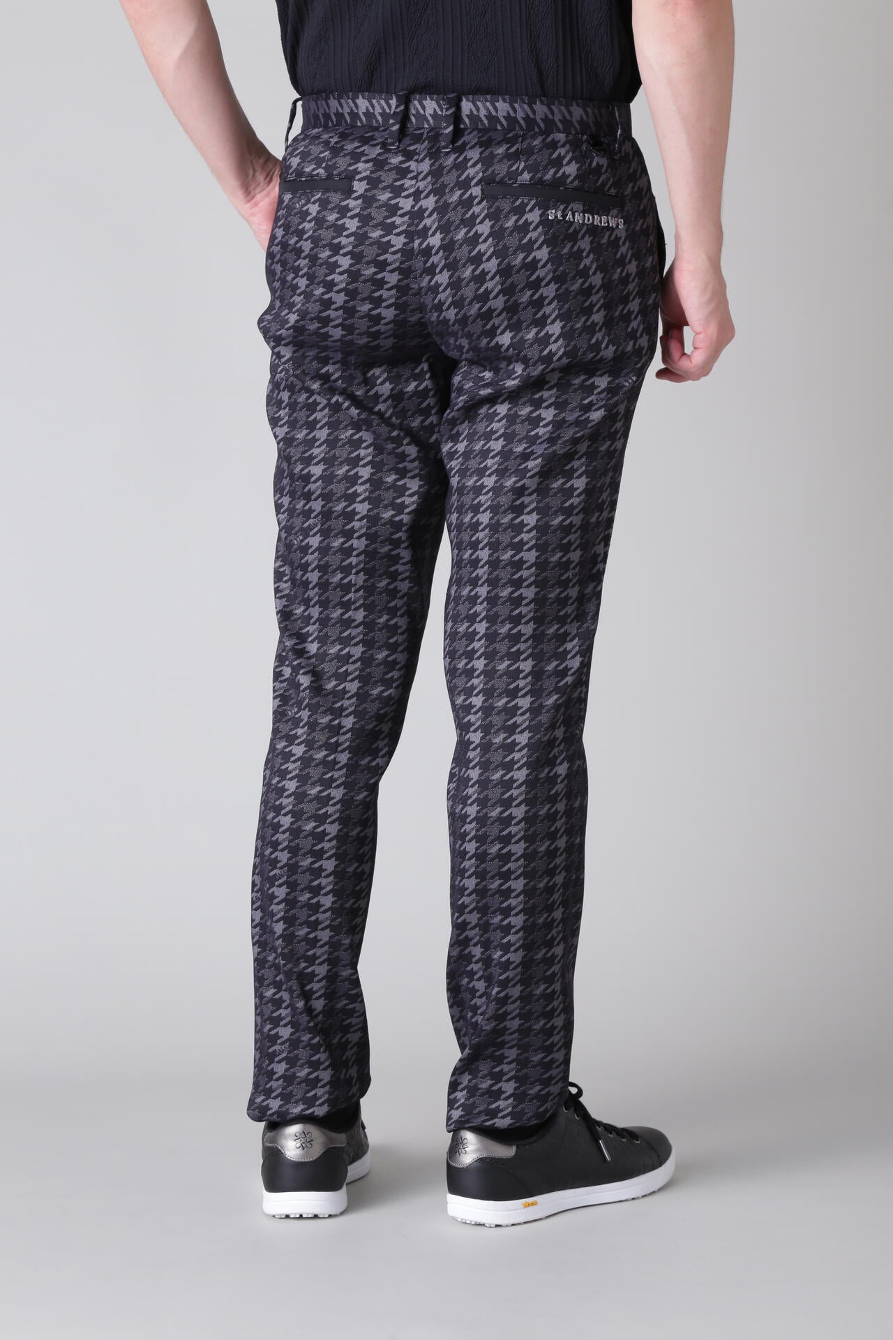 ロゴ千鳥ジャガードパンツ (MENS)