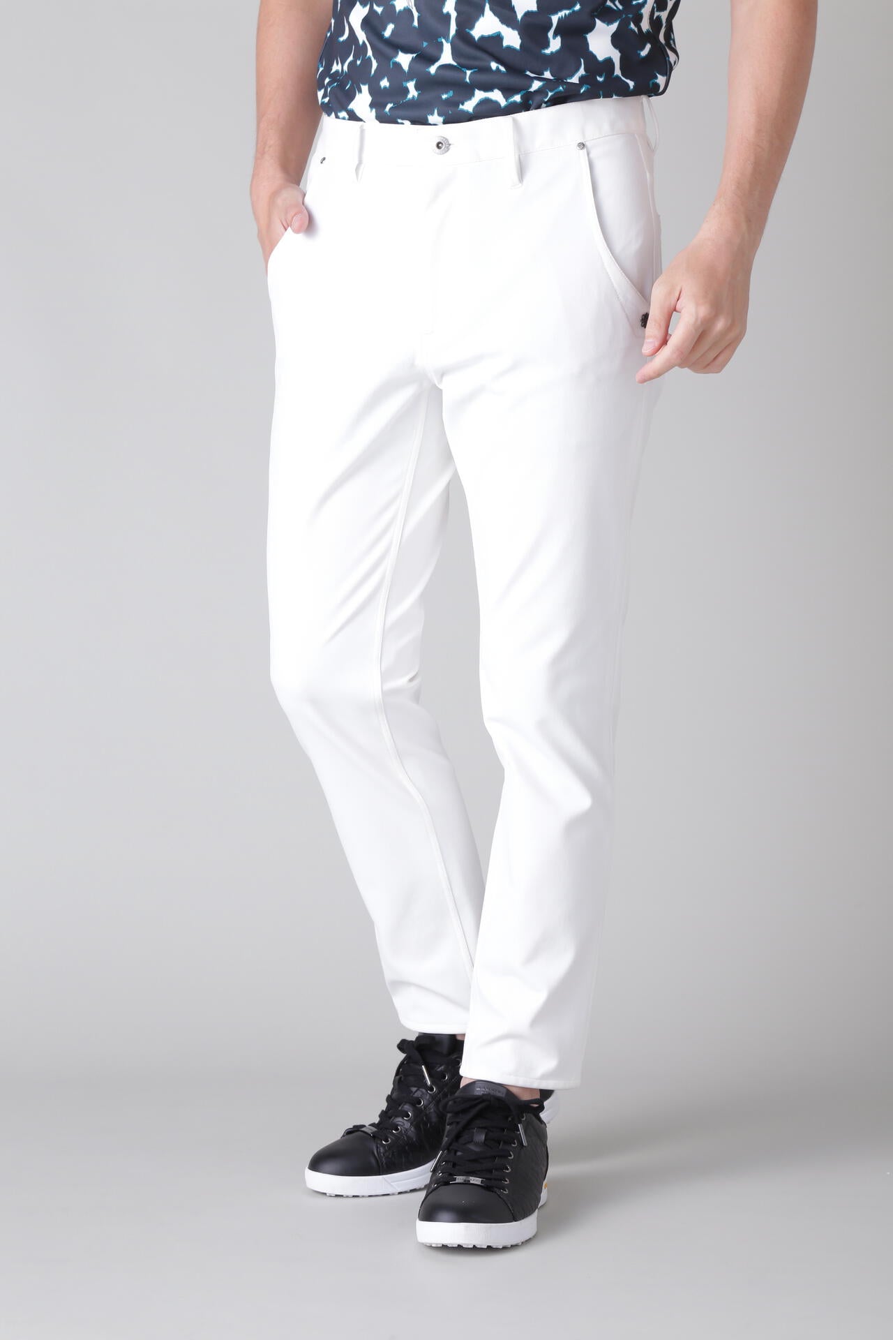 ナイロンストレッチ5ポケットパンツ (MENS)