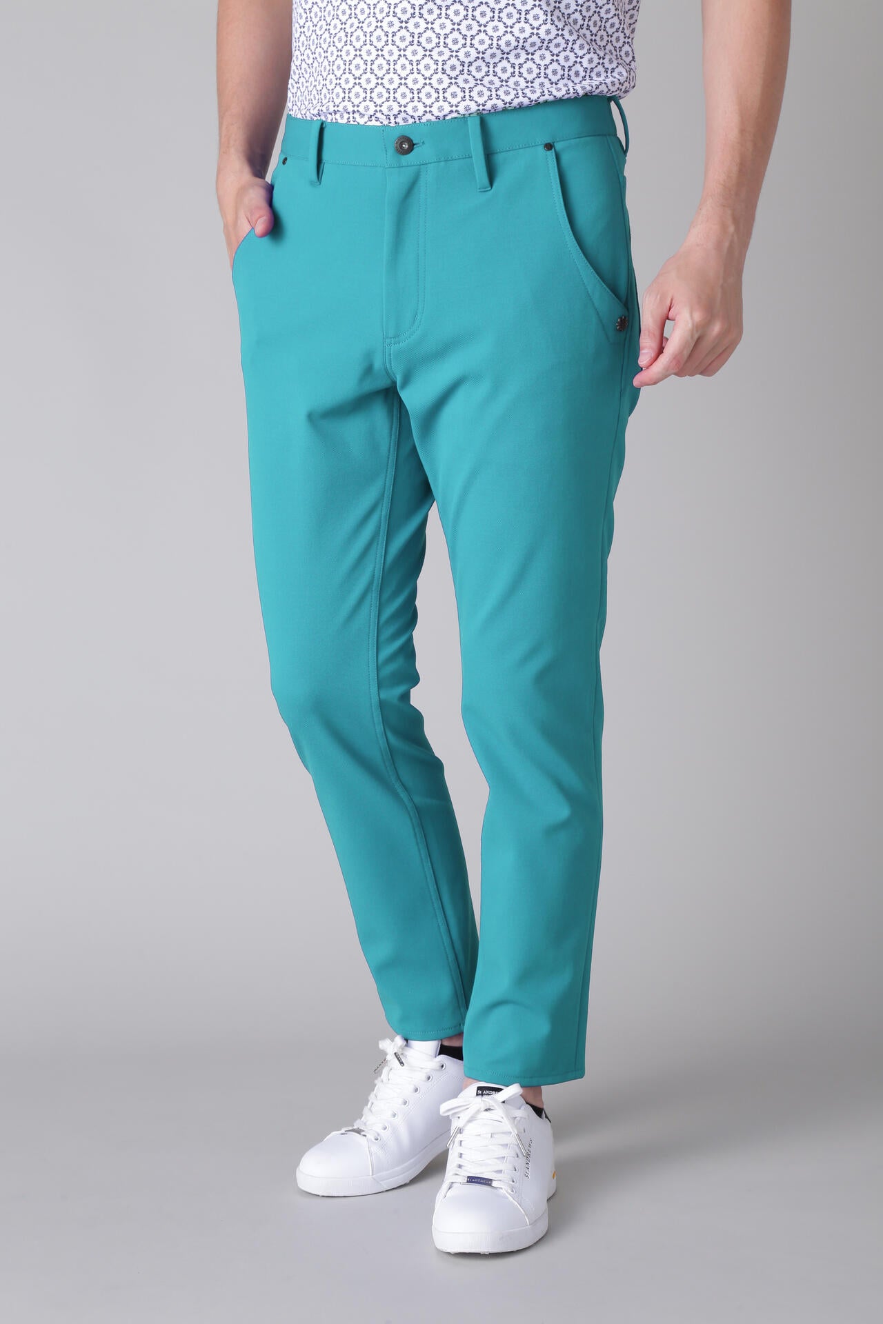 ナイロンストレッチ5ポケットパンツ (MENS)