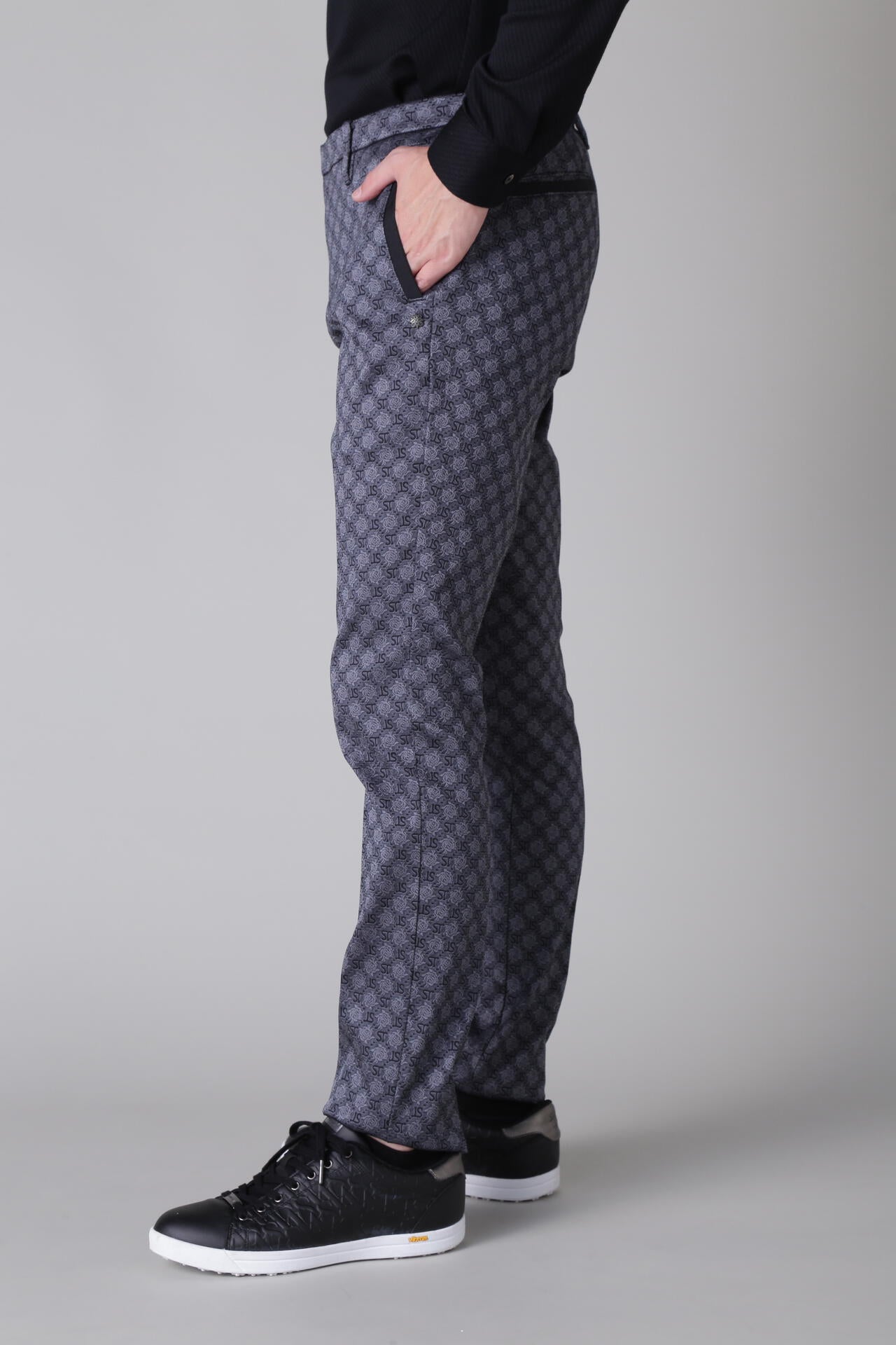 STボニースコットランドジャガード ストレッチパンツ (MENS)