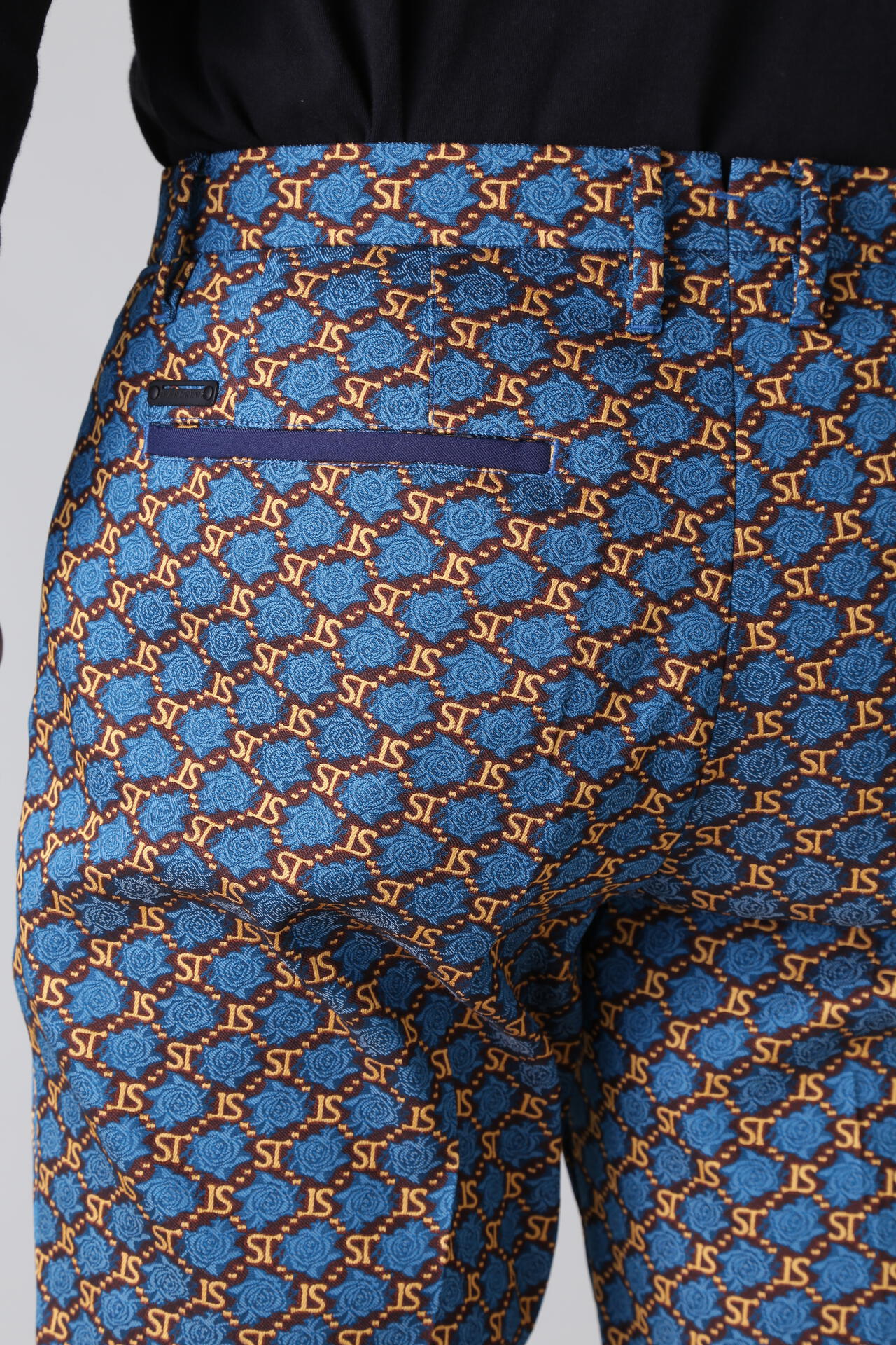 STボニースコットランドジャガード ストレッチパンツ (MENS)