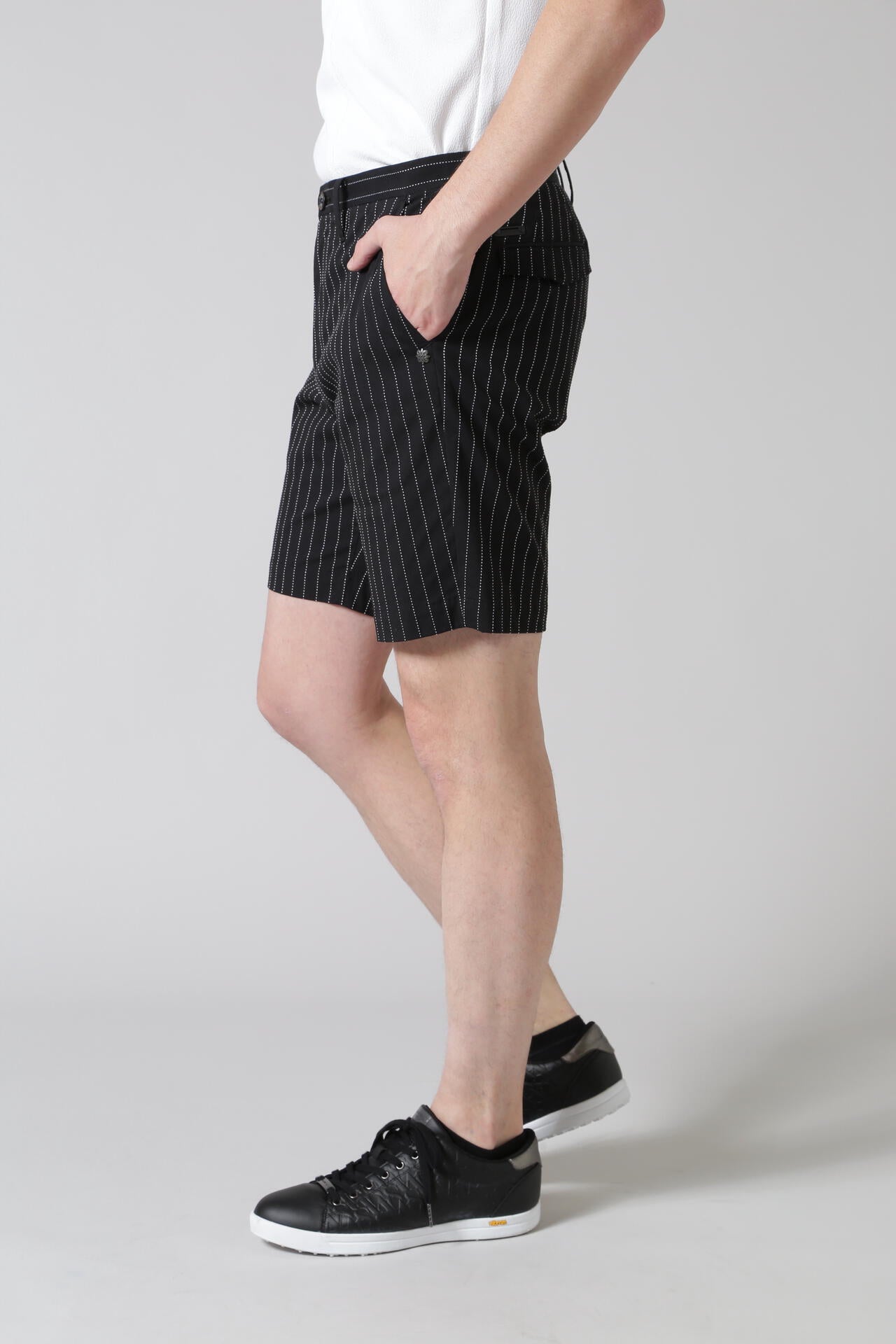 ステッチストライプショートパンツ (MENS)