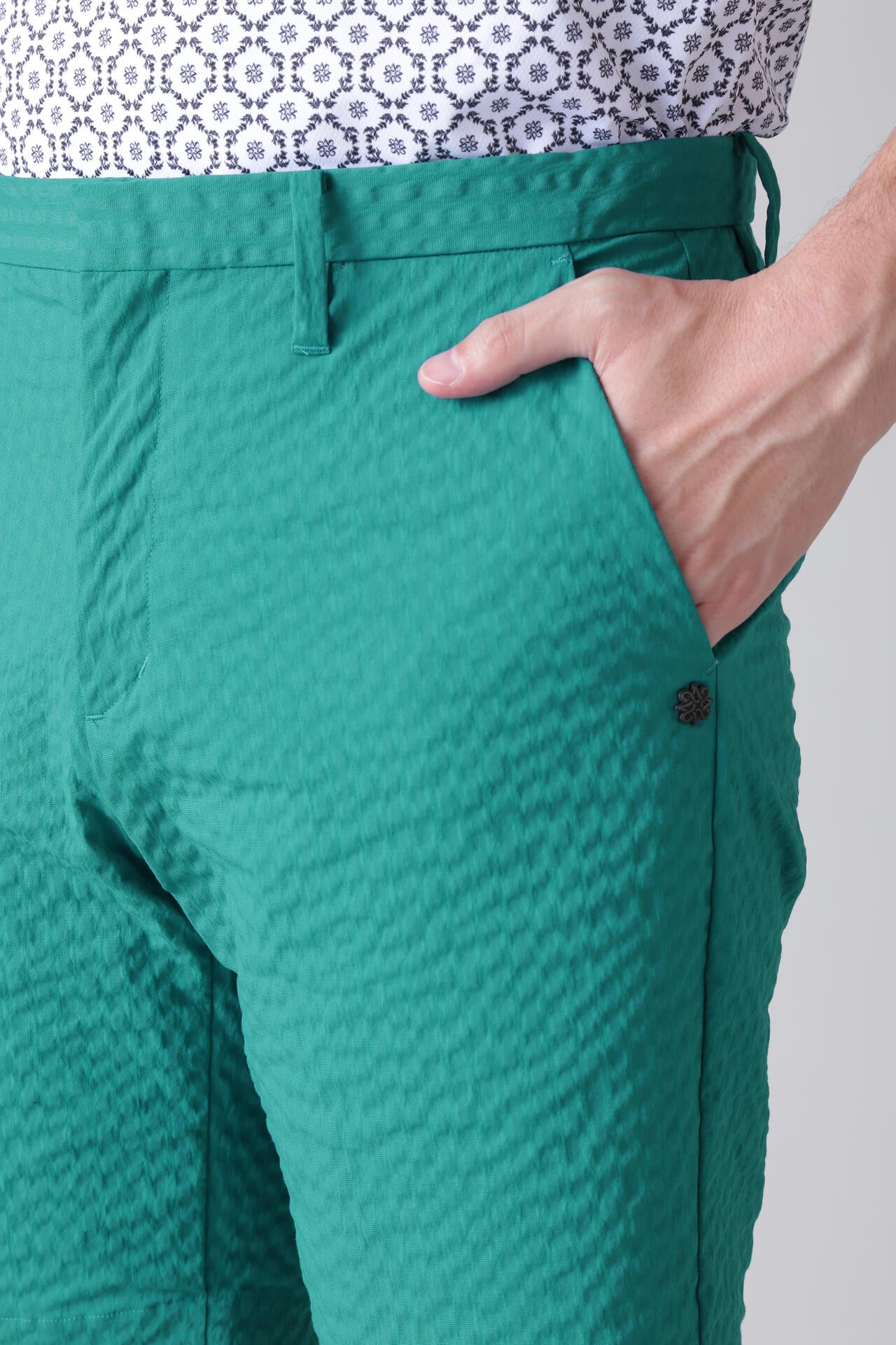 サッカーストライプストレッチショートパンツ (MENS)
