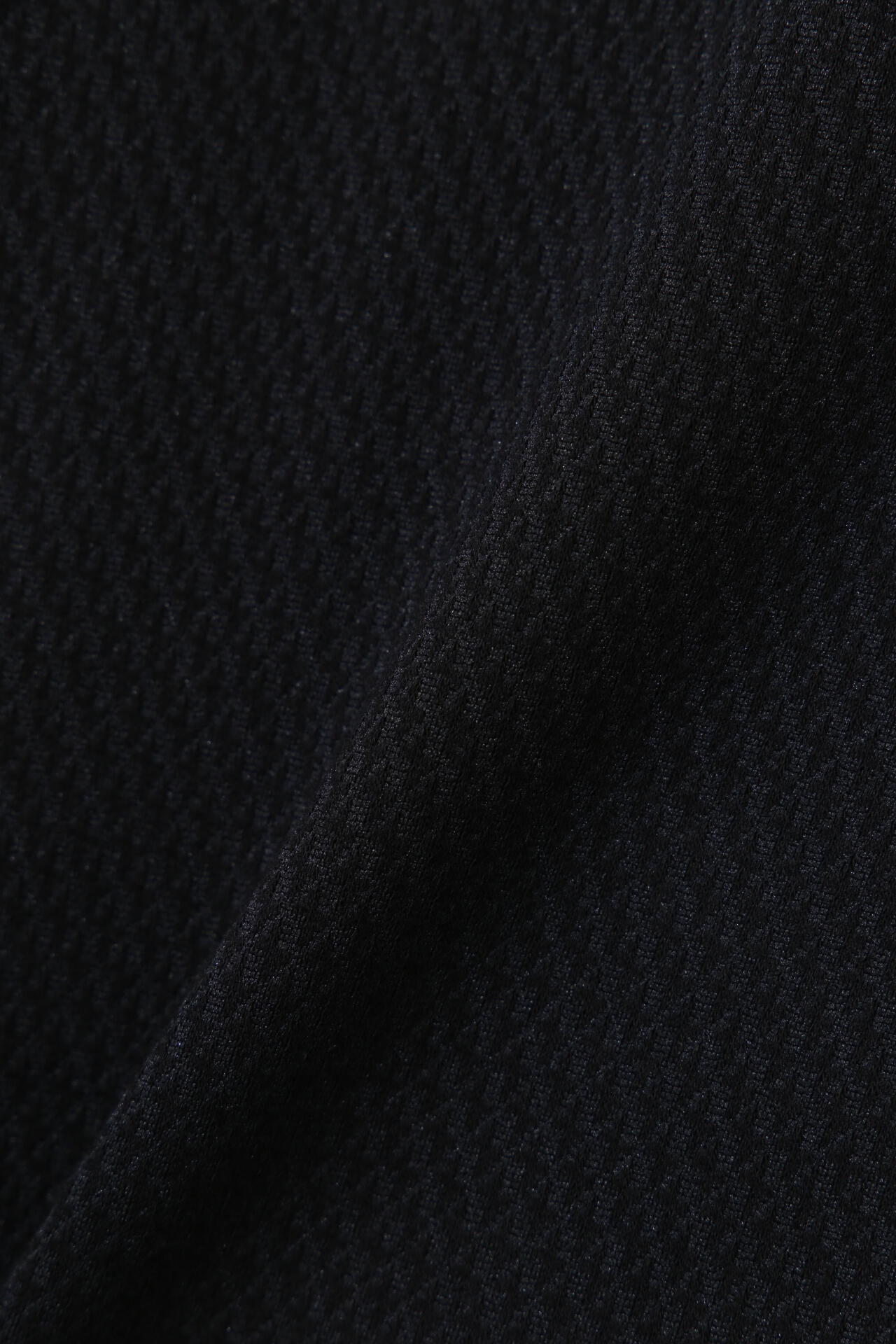 ブリスタージャガード長袖ポロシャツ (MENS)