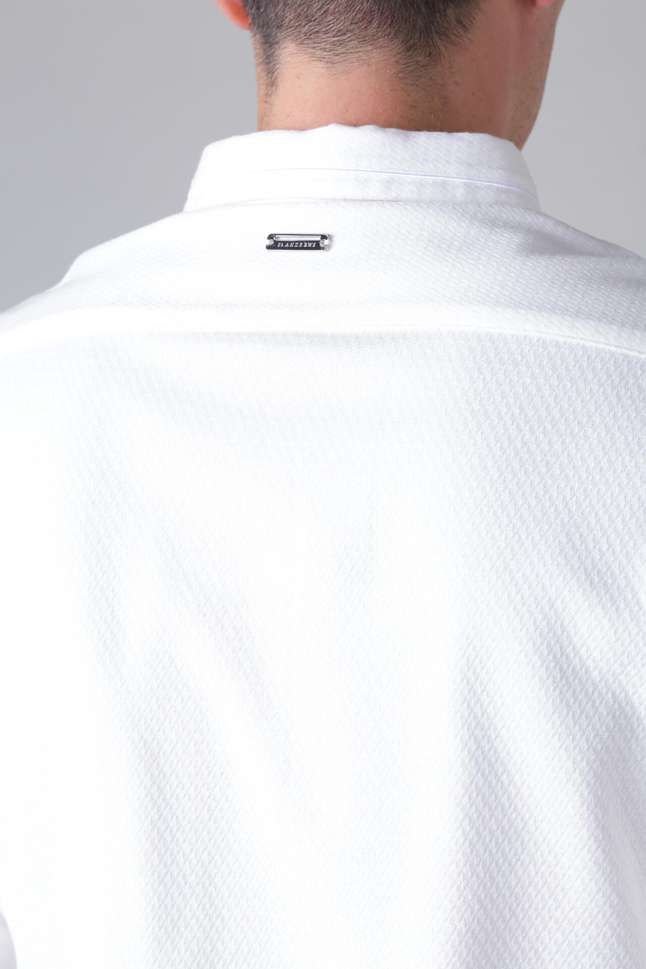 ブリスタージャガード長袖ポロシャツ (MENS)