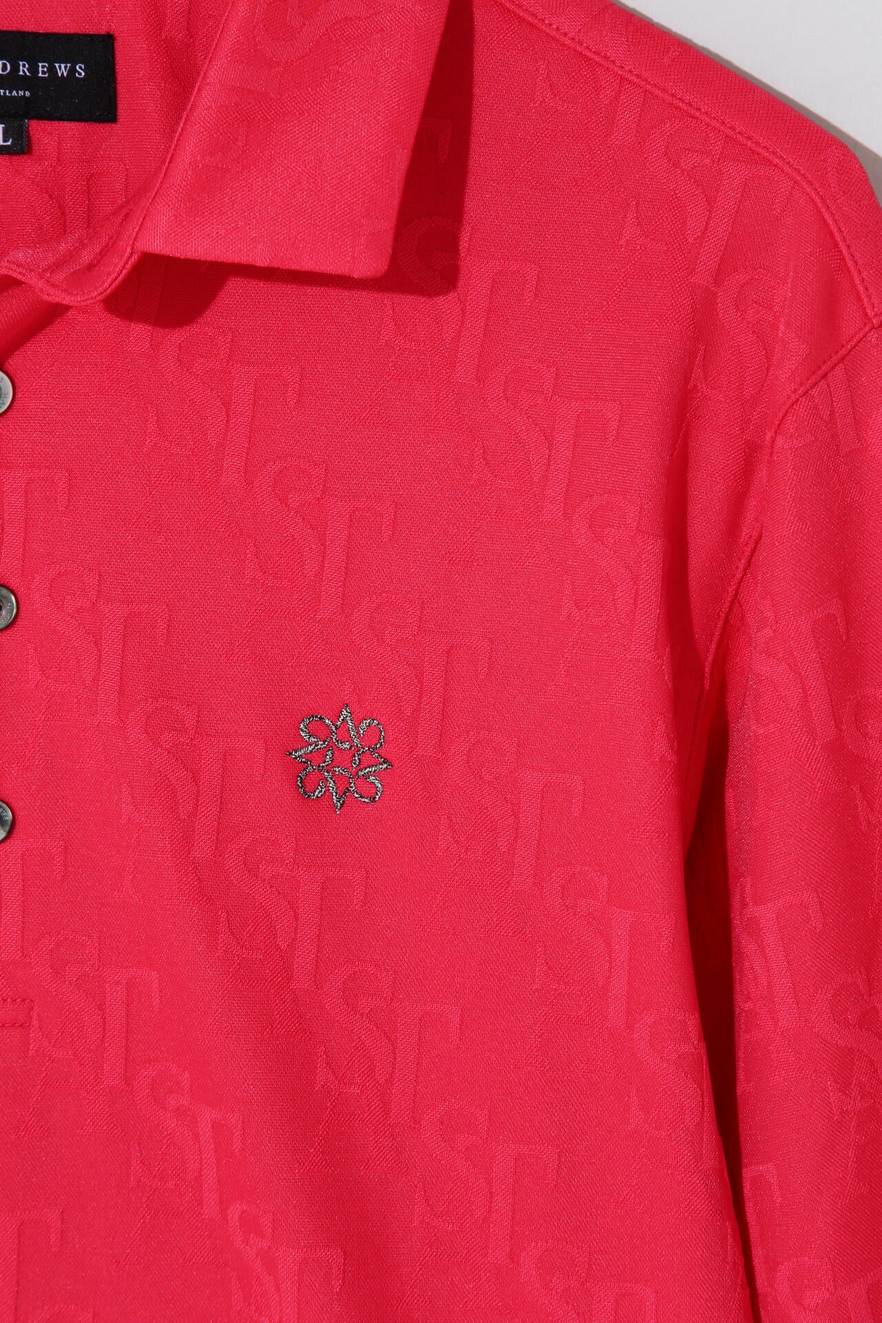 STAロゴジャガード長袖シャツ (MENS)