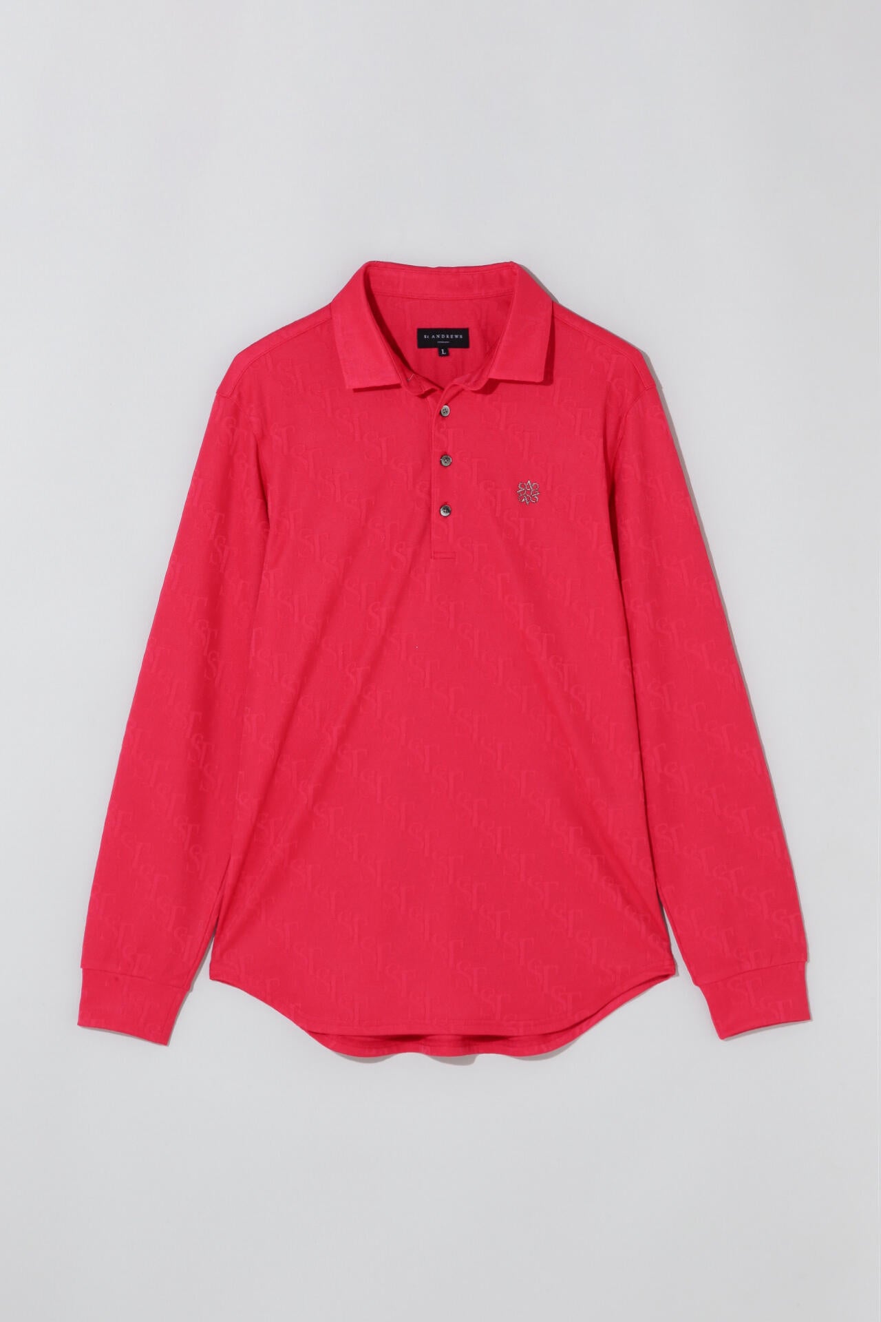 STAロゴジャガード長袖シャツ (MENS)