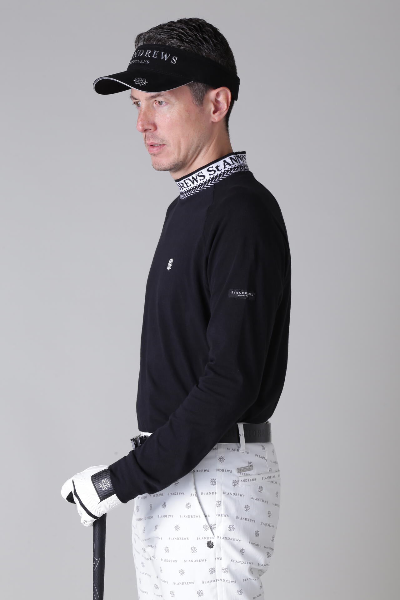 ベア天竺長袖ハイネックカットソー (MENS) | St ANDREWS（セント