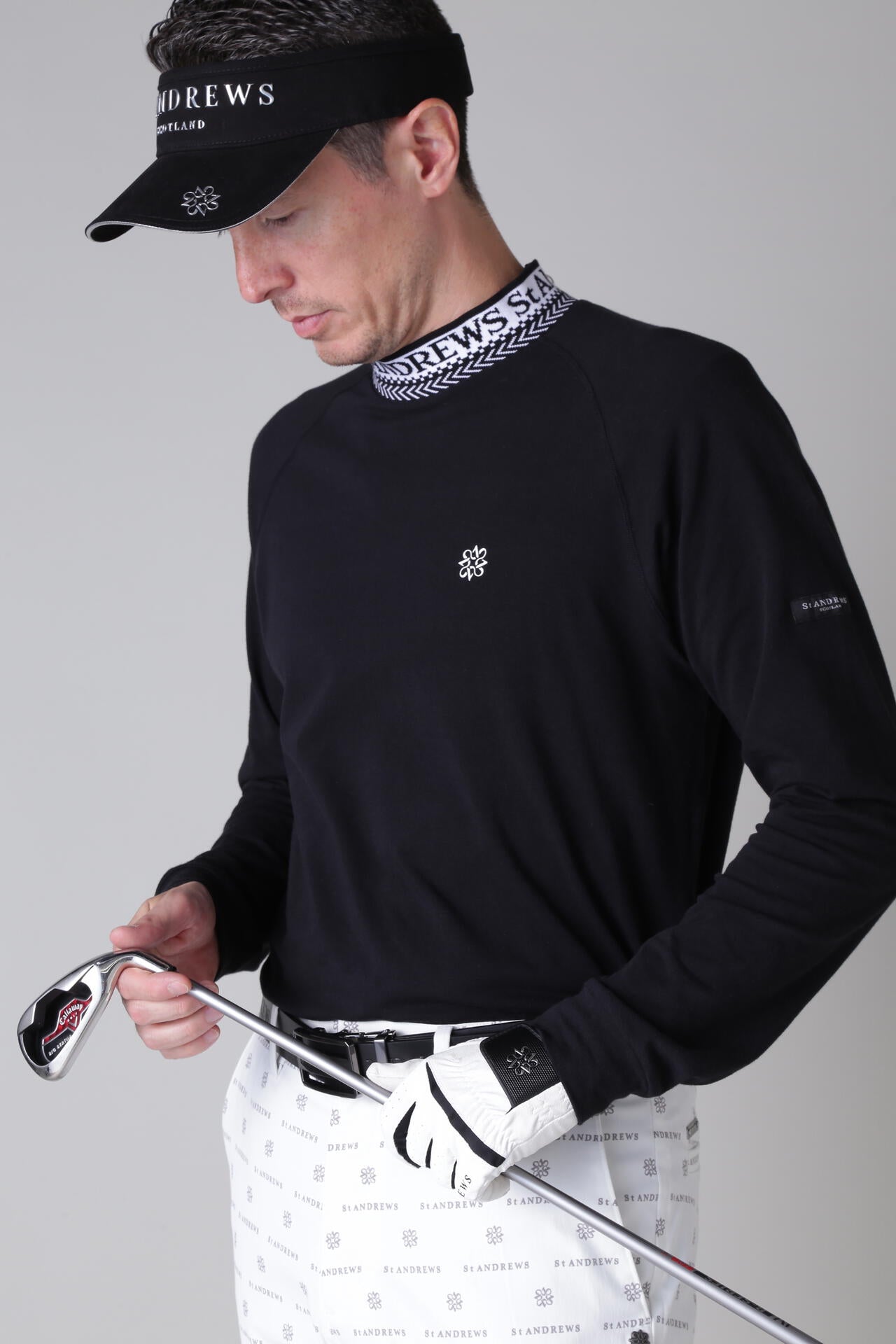 ベア天竺長袖ハイネックカットソー (MENS) | St ANDREWS（セント