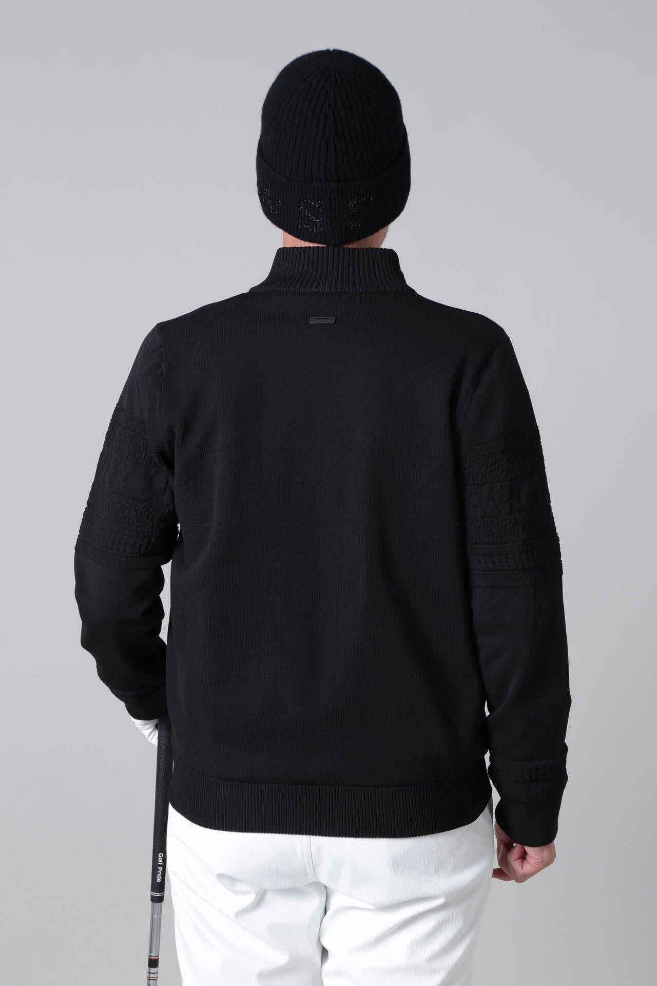 12G天竺裏地付き フルジップアップニットブルゾン (MENS) | St ANDREWS