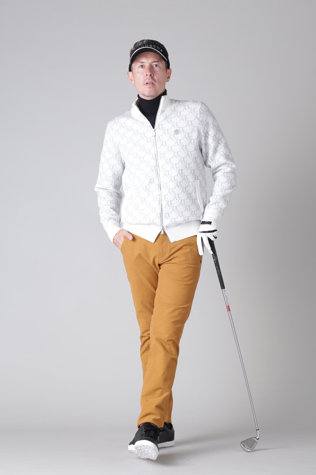 12G天竺タートルネックニットプルオーバー (MENS)