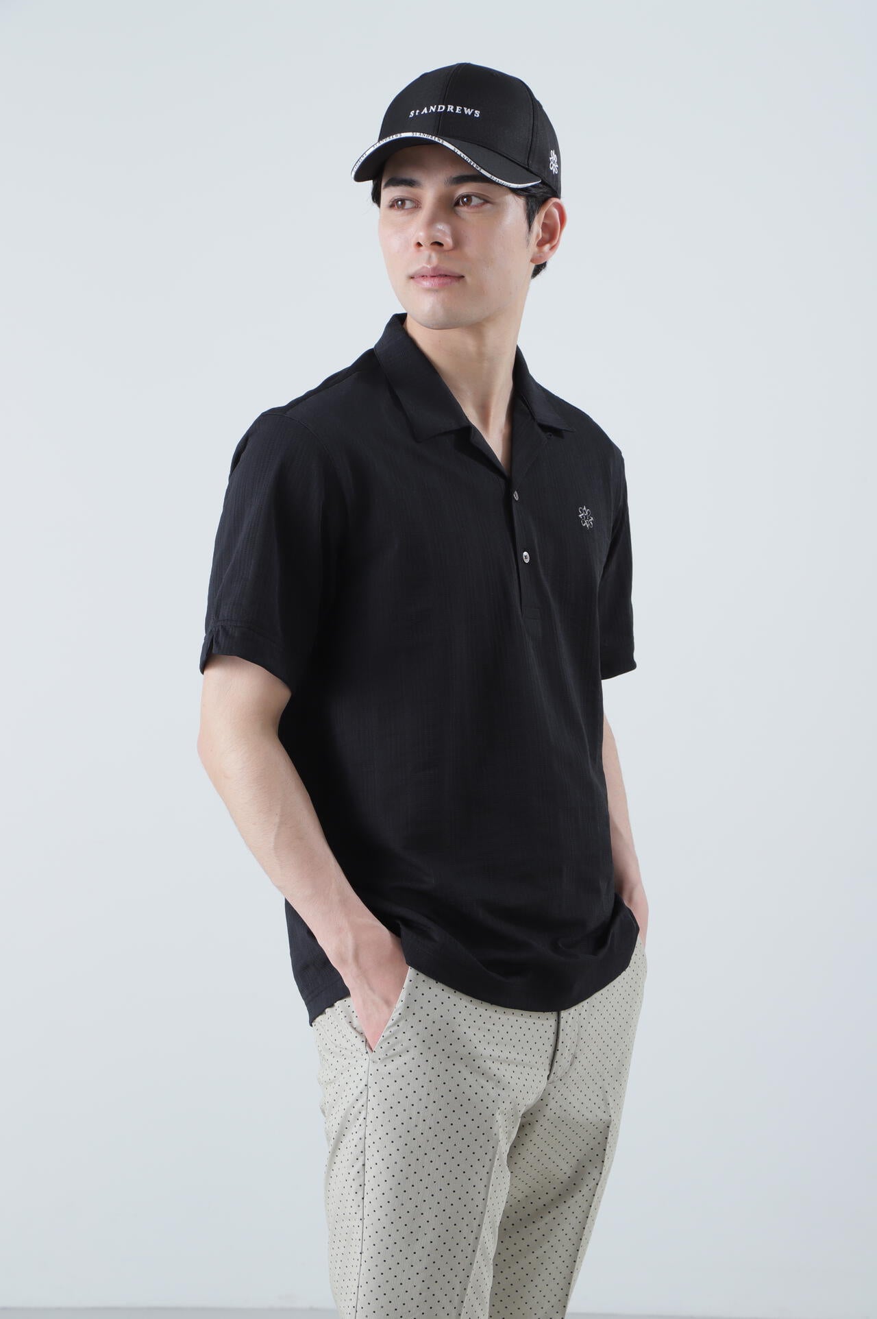 ハイゲージサッカー半袖シャツ (MENS)