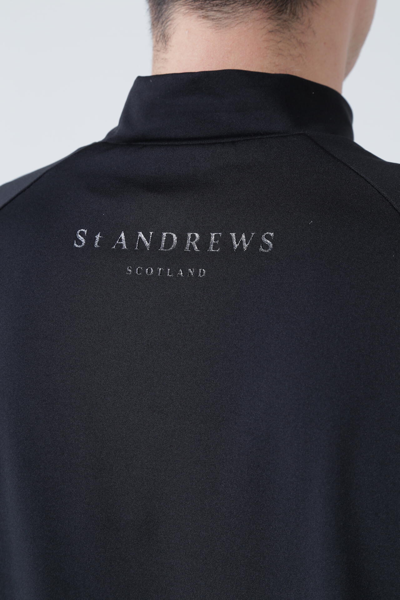 カチオンポリエステル ベア天竺 長袖ハイネック (MENS) | St