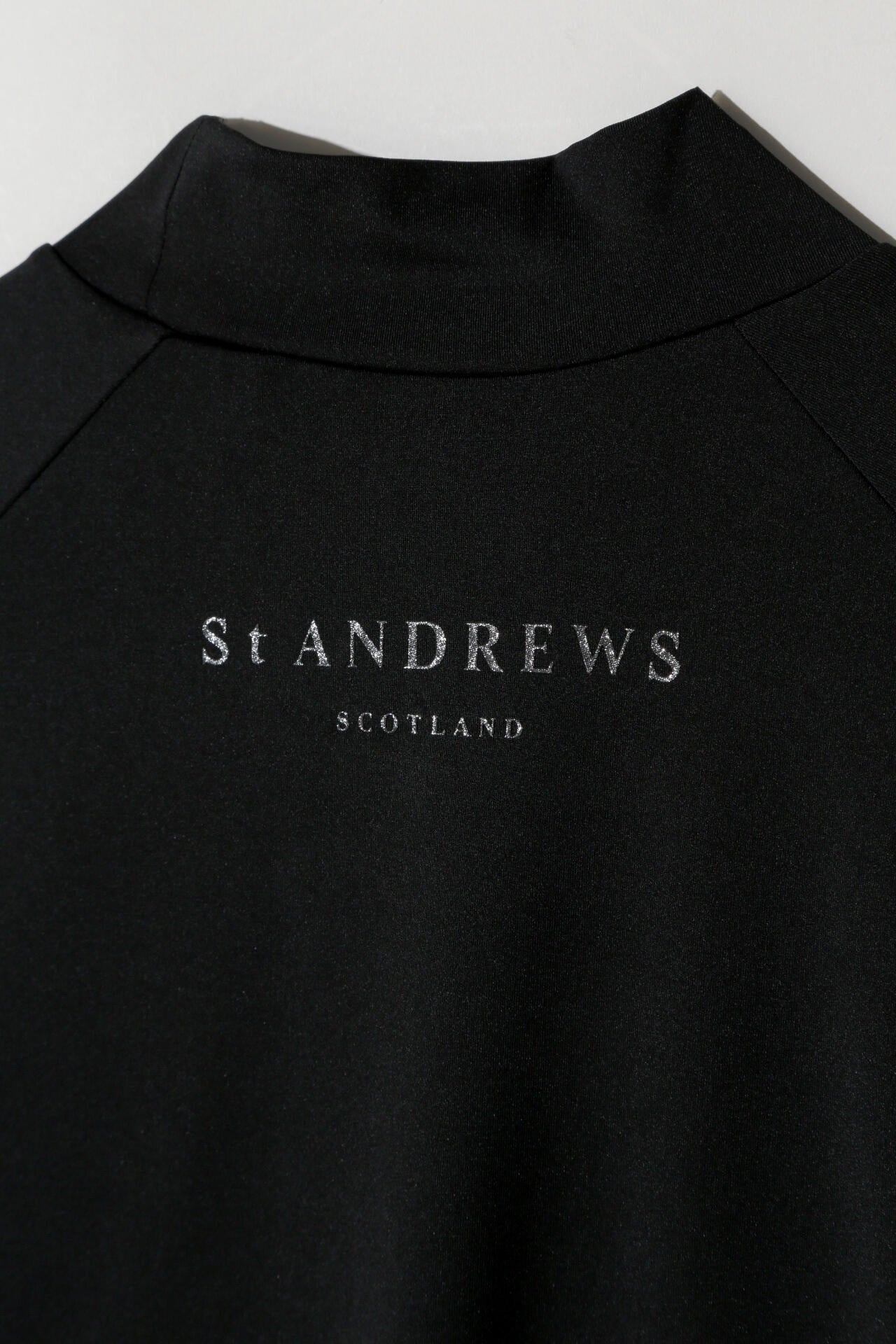 カチオンポリエステル ベア天竺 長袖ハイネック (MENS) | St ANDREWS