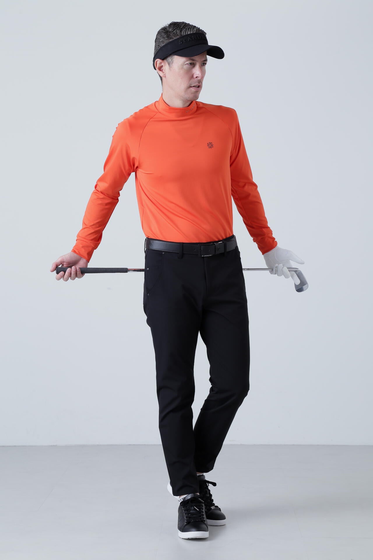 カチオンポリエステル ベア天竺 長袖ハイネック (MENS) | St ANDREWS