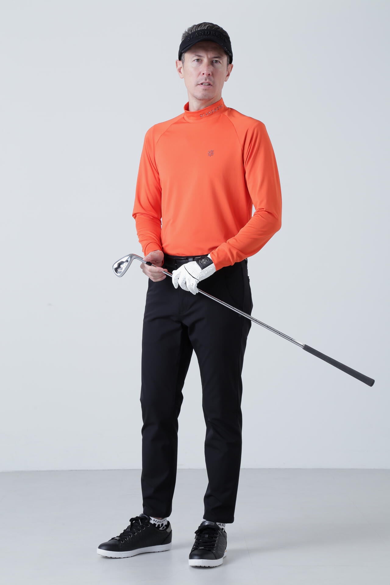 カチオンポリエステル ベア天竺 長袖ハイネック (MENS) | St ANDREWS