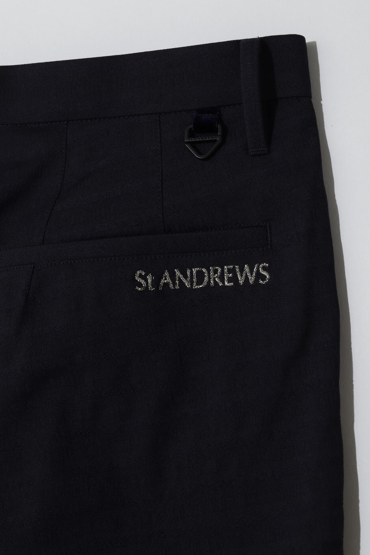 ロゴボーダージャガード 2タック入りワイドパンツ (MENS) | St ANDREWS