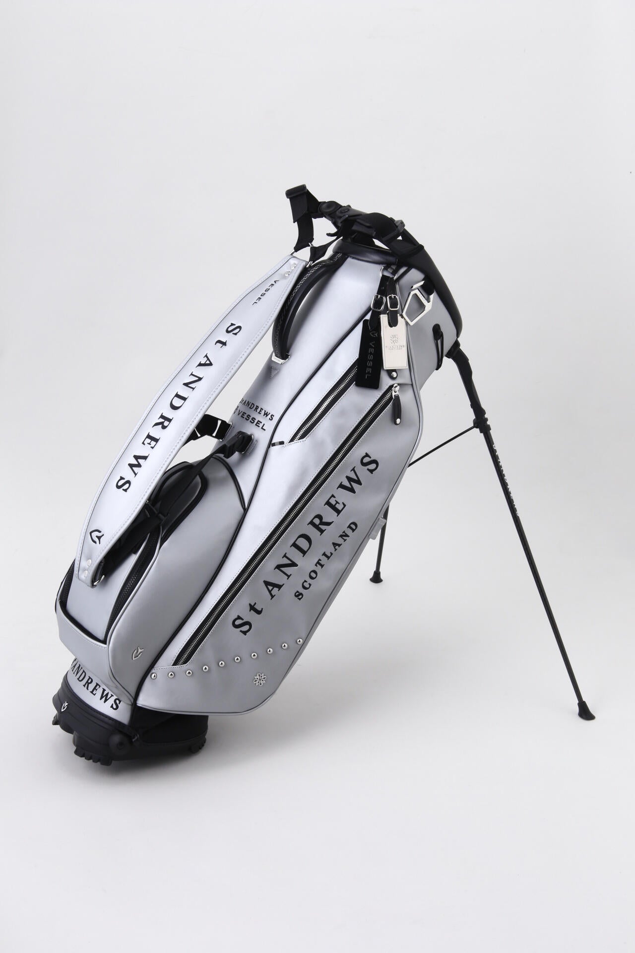 VESSEL×St ANDREWS】7.5型VLS Luxスタンド式キャディバッグ (46インチ