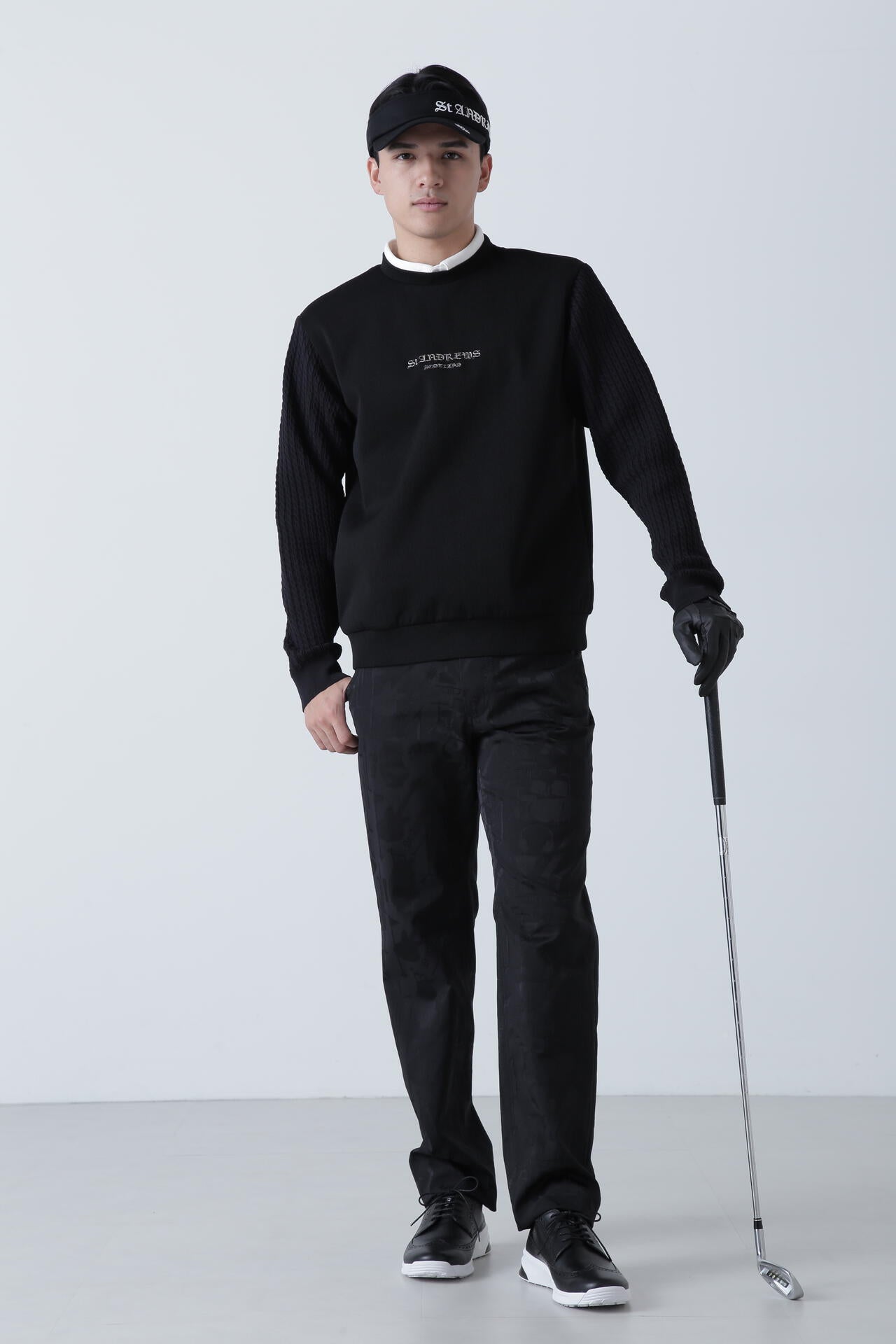 ミュージック柄ジャガードパンツ (MENS)