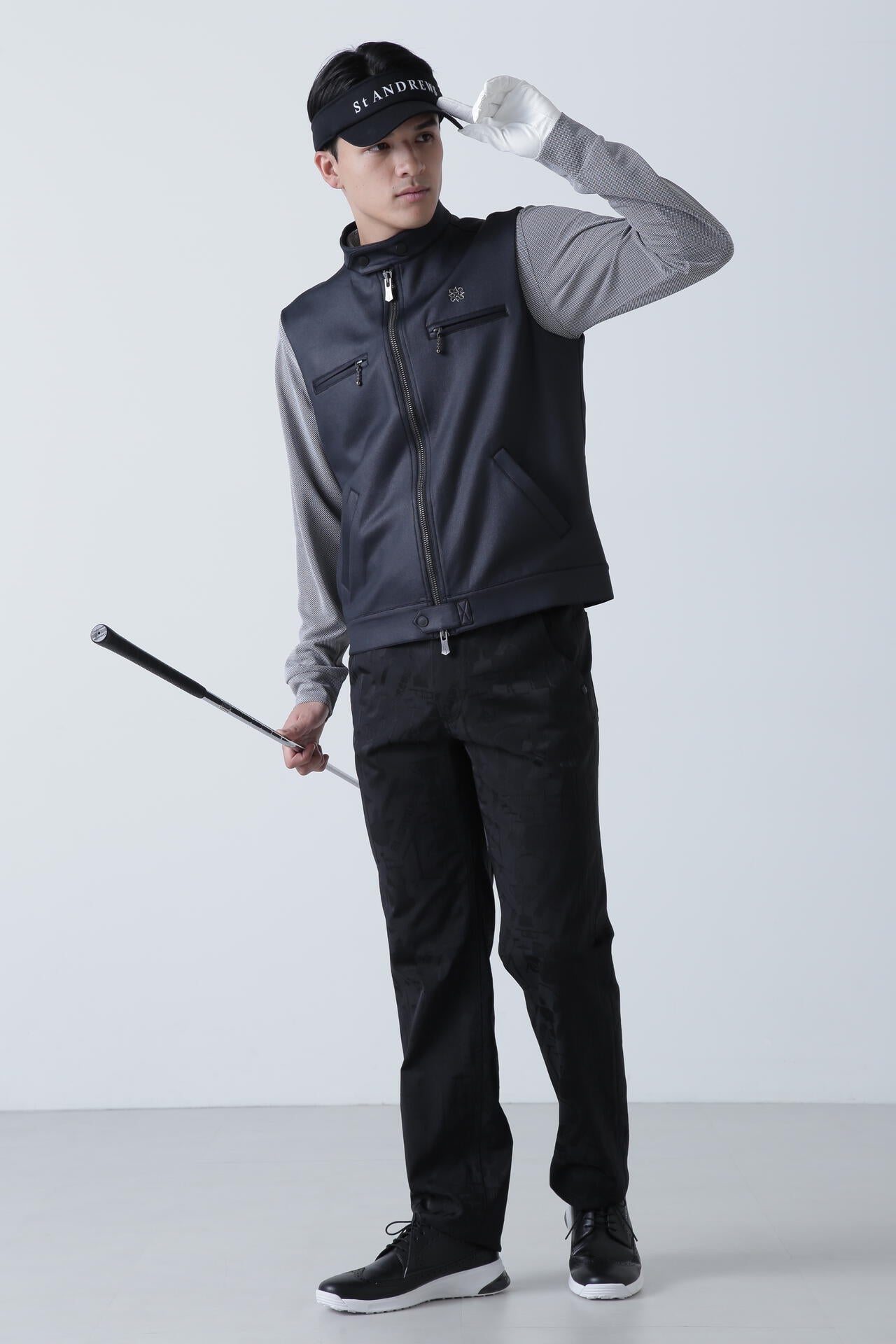 ミュージック柄ジャガードパンツ (MENS)