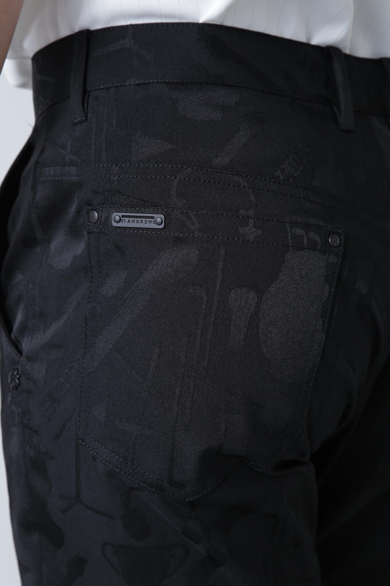 ミュージック柄ジャガードパンツ (MENS)