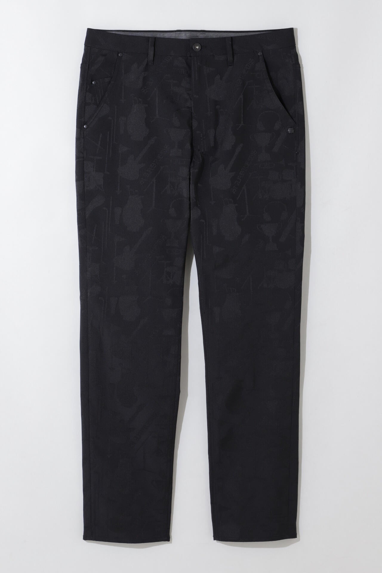 ミュージック柄ジャガードパンツ (MENS)